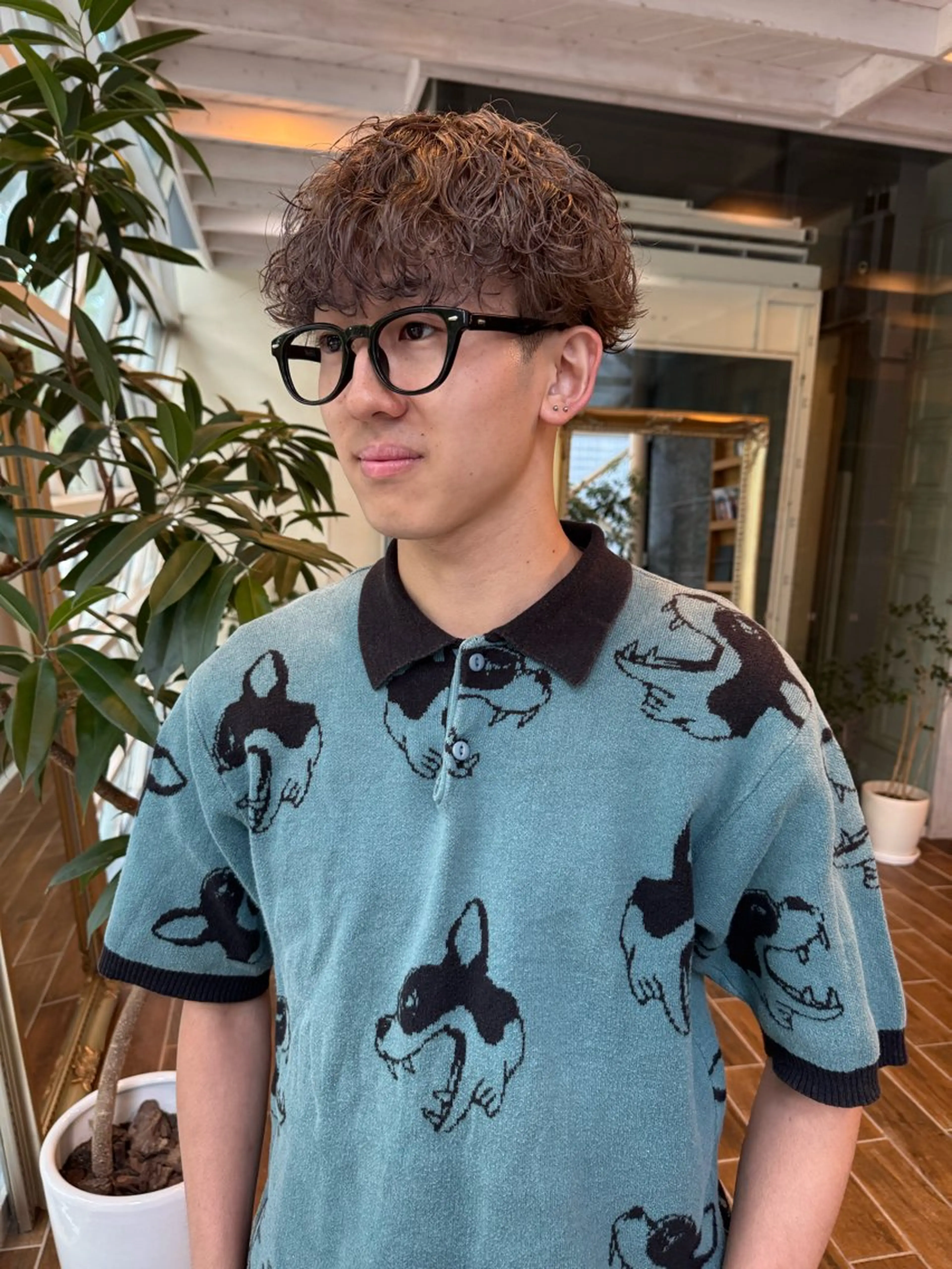 カラー メンズ ヘアカラー 村上 輝のヘアスタイル