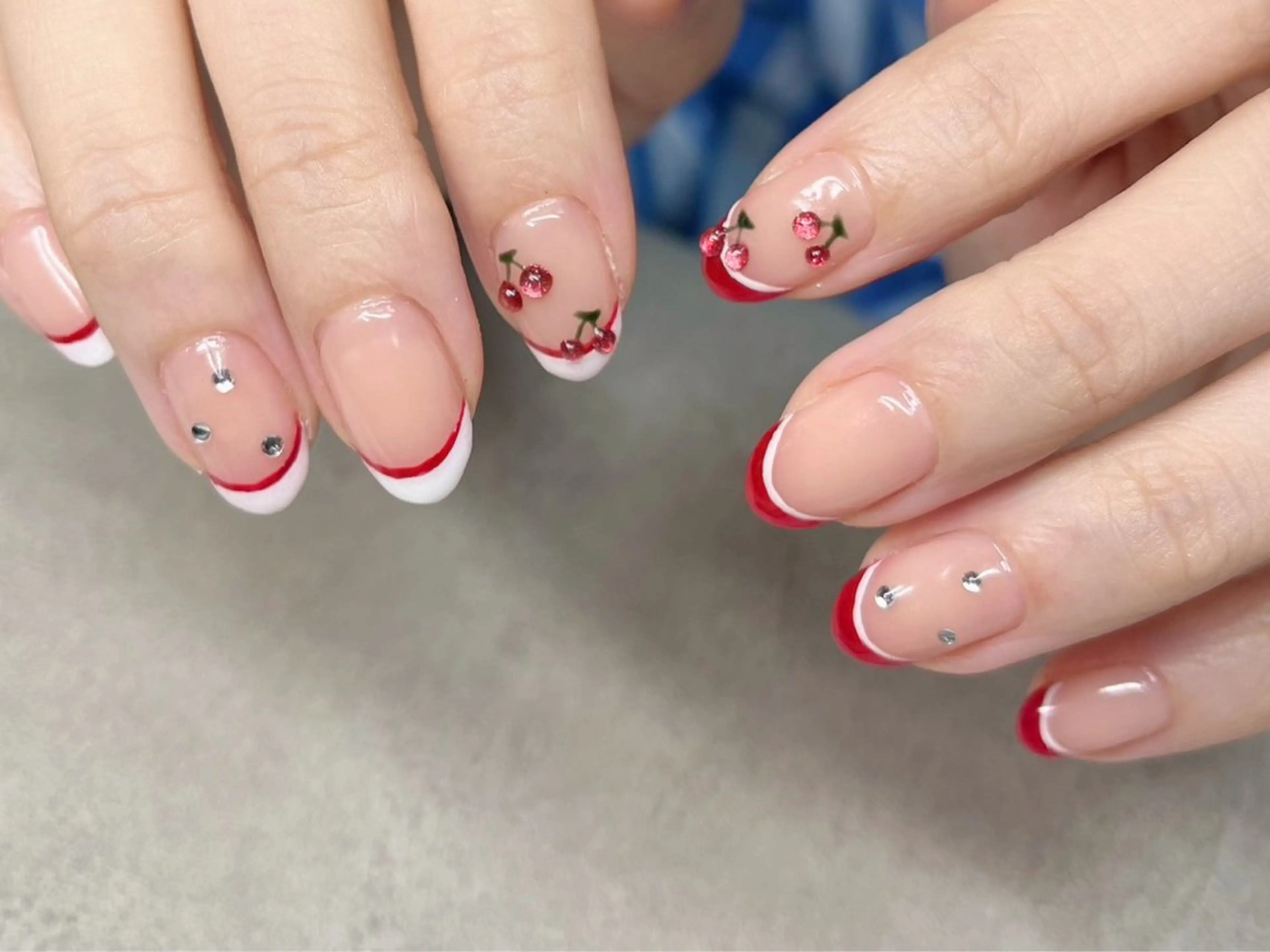 ネイル 持ち込み ハンドネイル ハンドケア Nail •Head スパFortunaのネイルデザイン