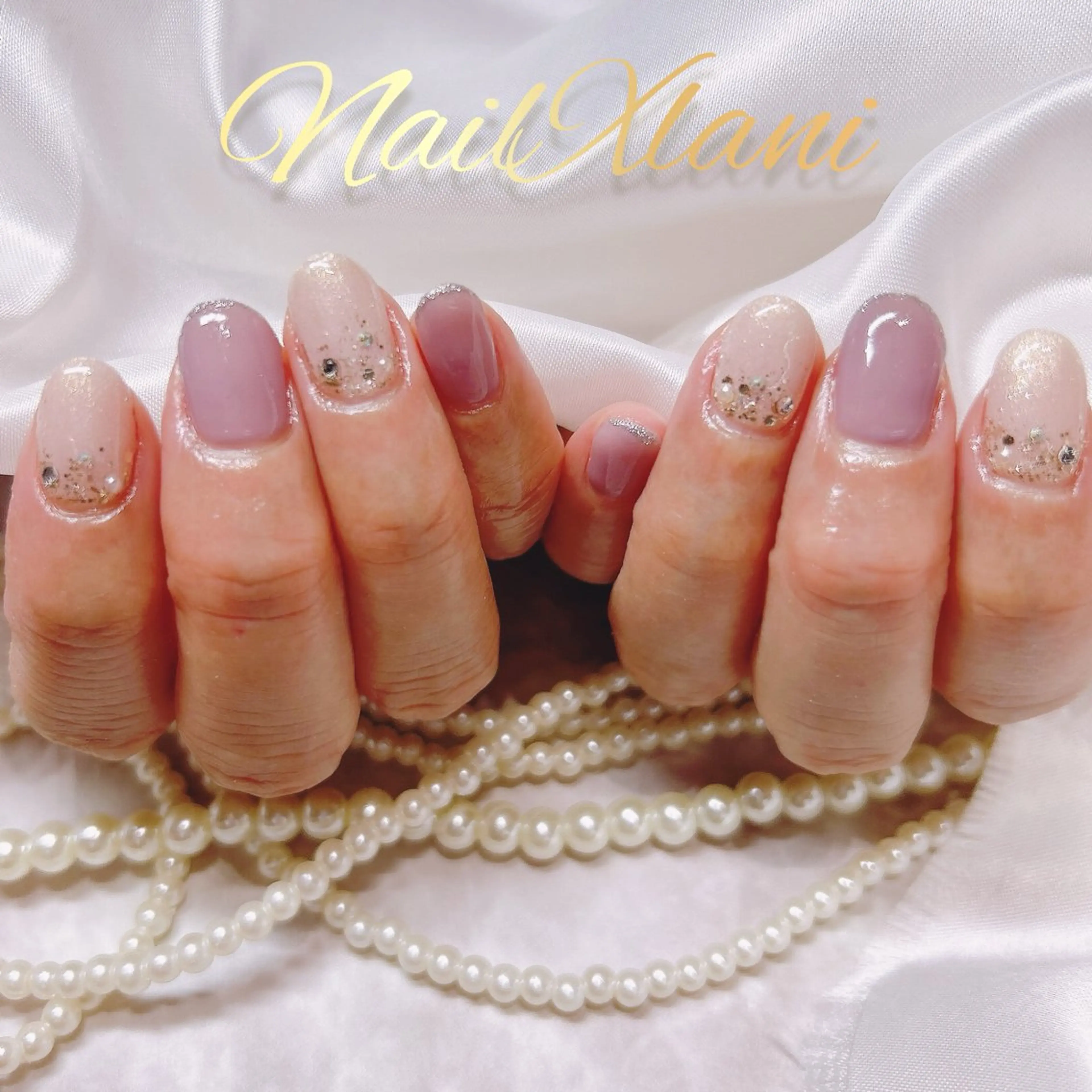 ネイル フットネイル ジェルネイル マグネットネイル パラジェル 練馬駅近ネイルラニ 不細工爪90分で美爪のネイルデザイン