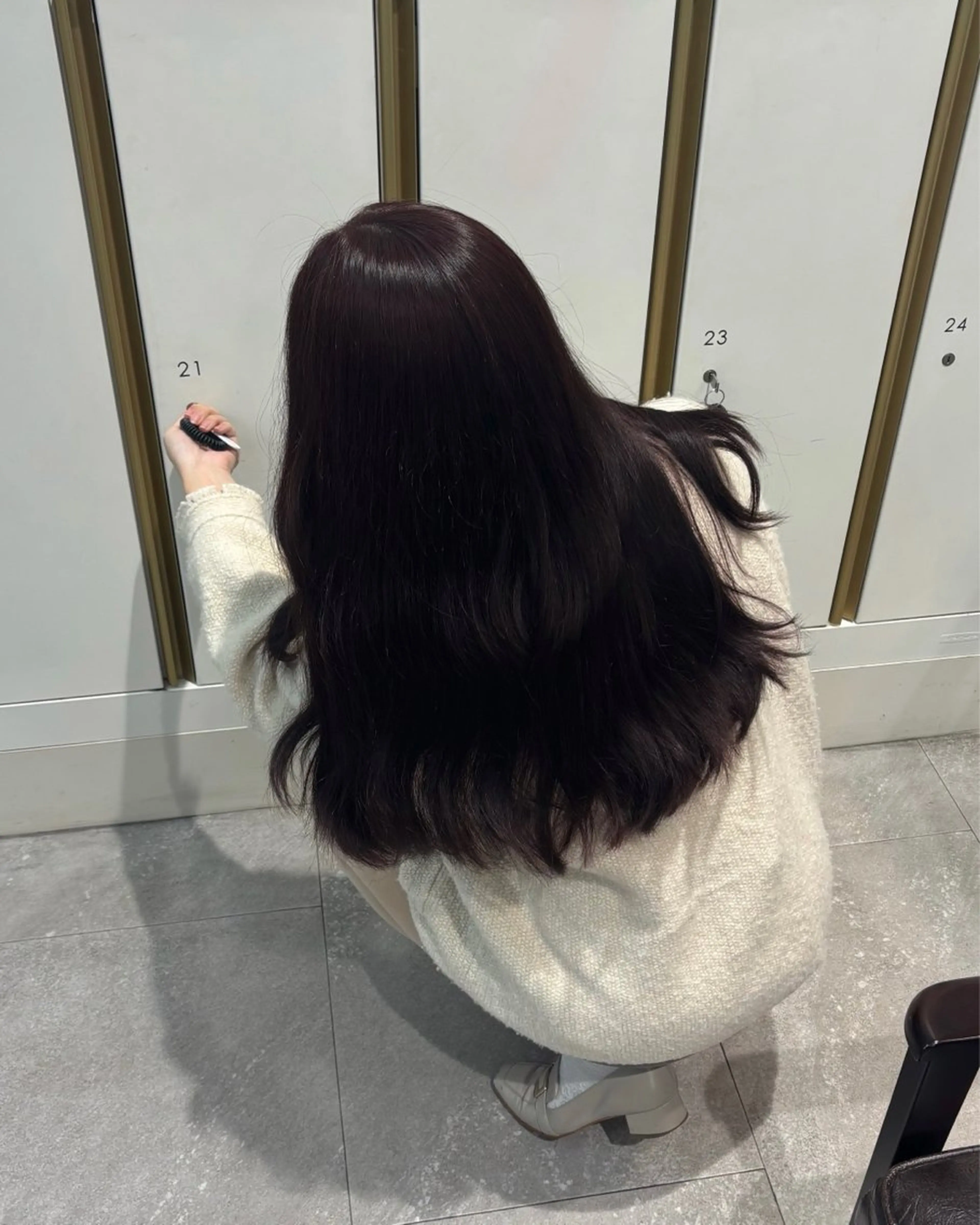 ロング インナーカラー/ ブリーチ/ことねのヘアスタイル