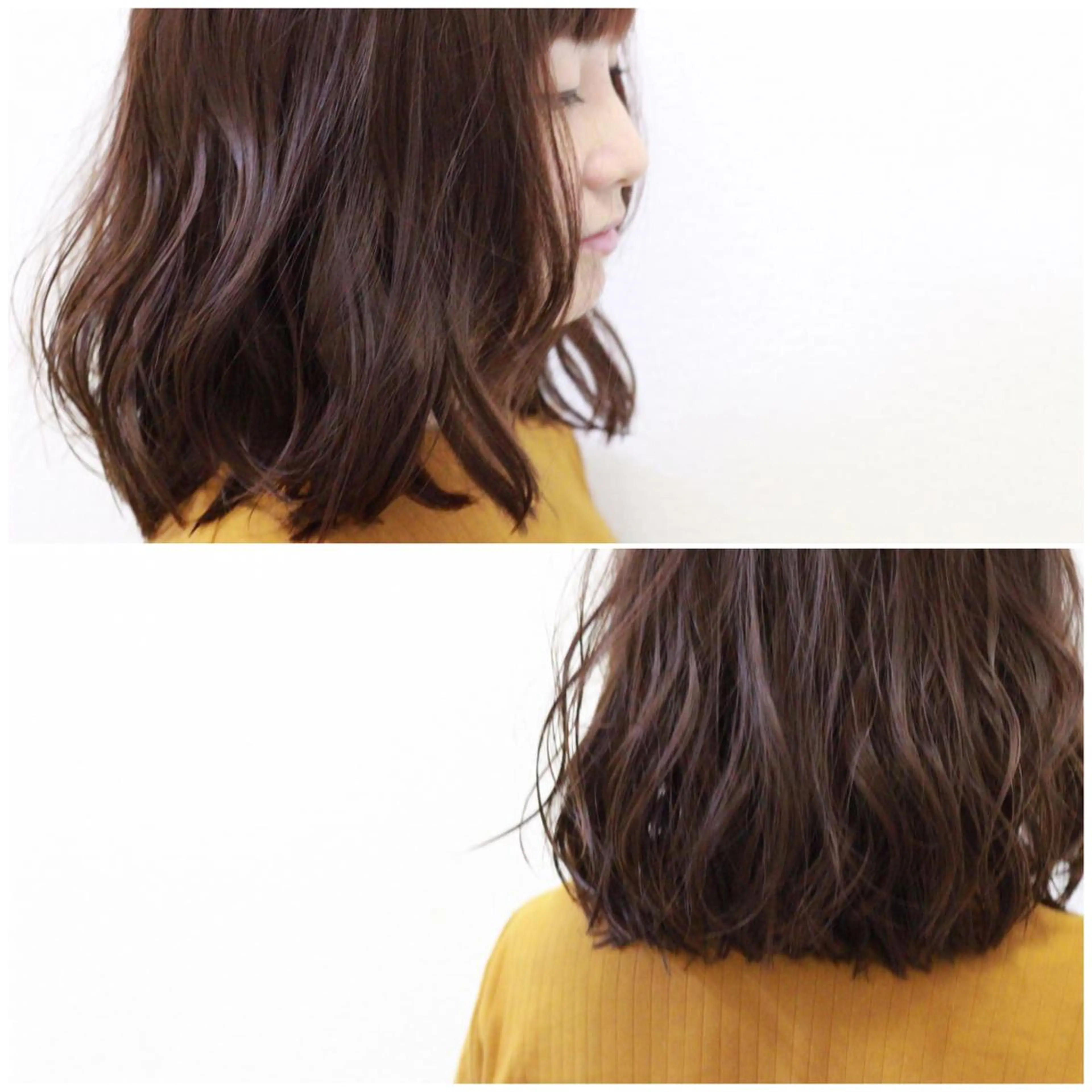 ミディアム カラー ボルドーカラー Viage （ビアージュ）のヘアスタイル