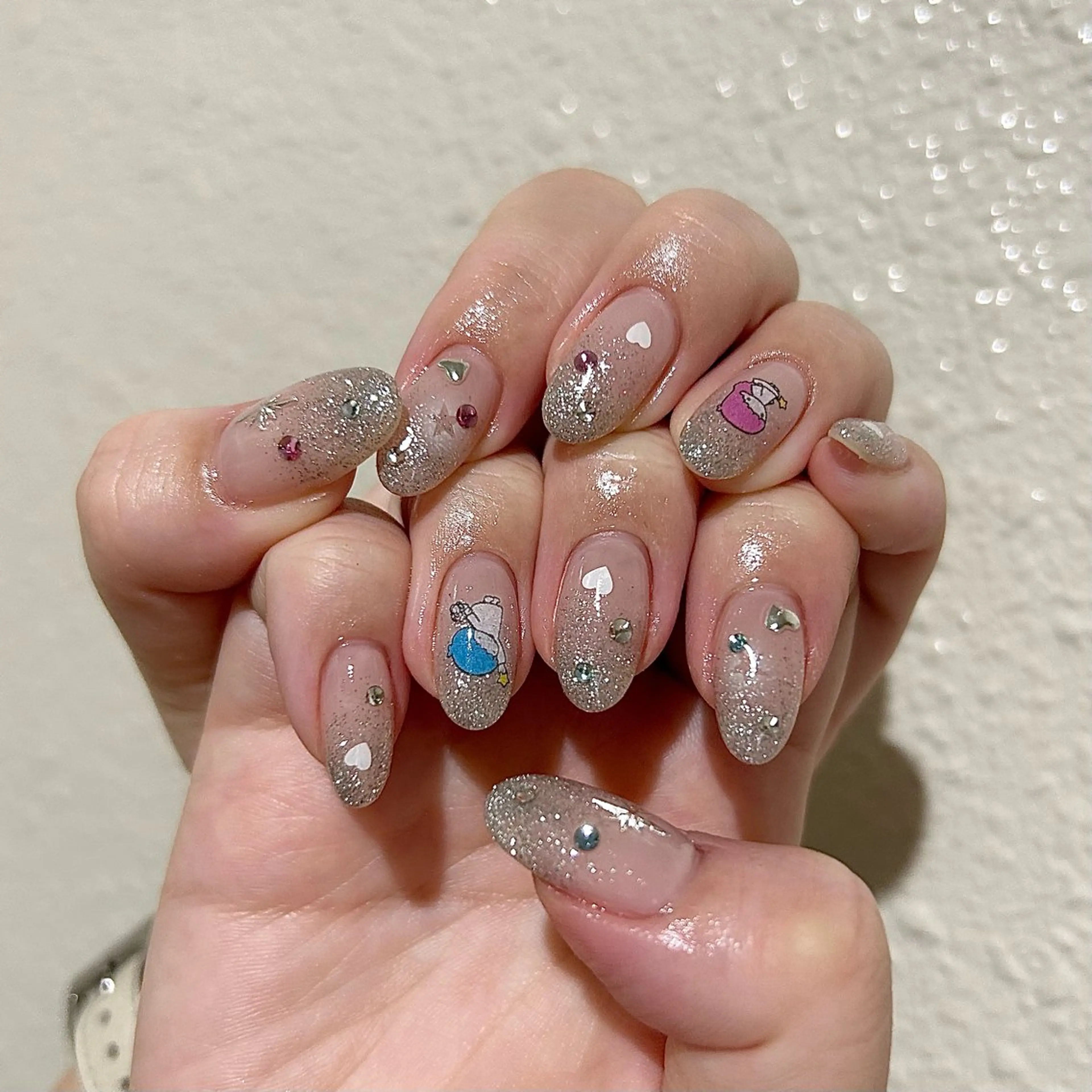 ネイル パラあり！フィルイン 美フォルムのネイルデザイン
