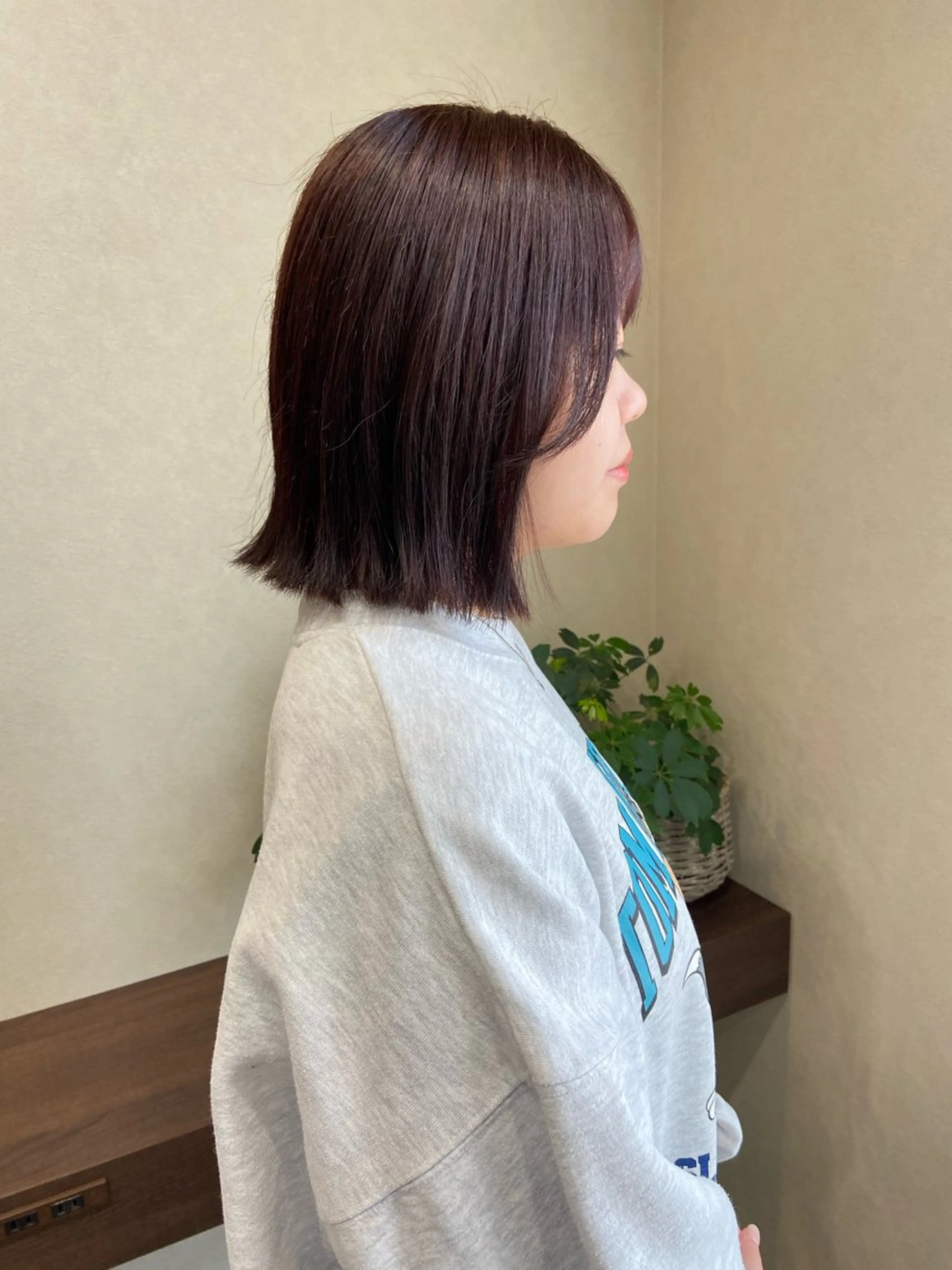ミディアム Lepps れいなのヘアスタイル