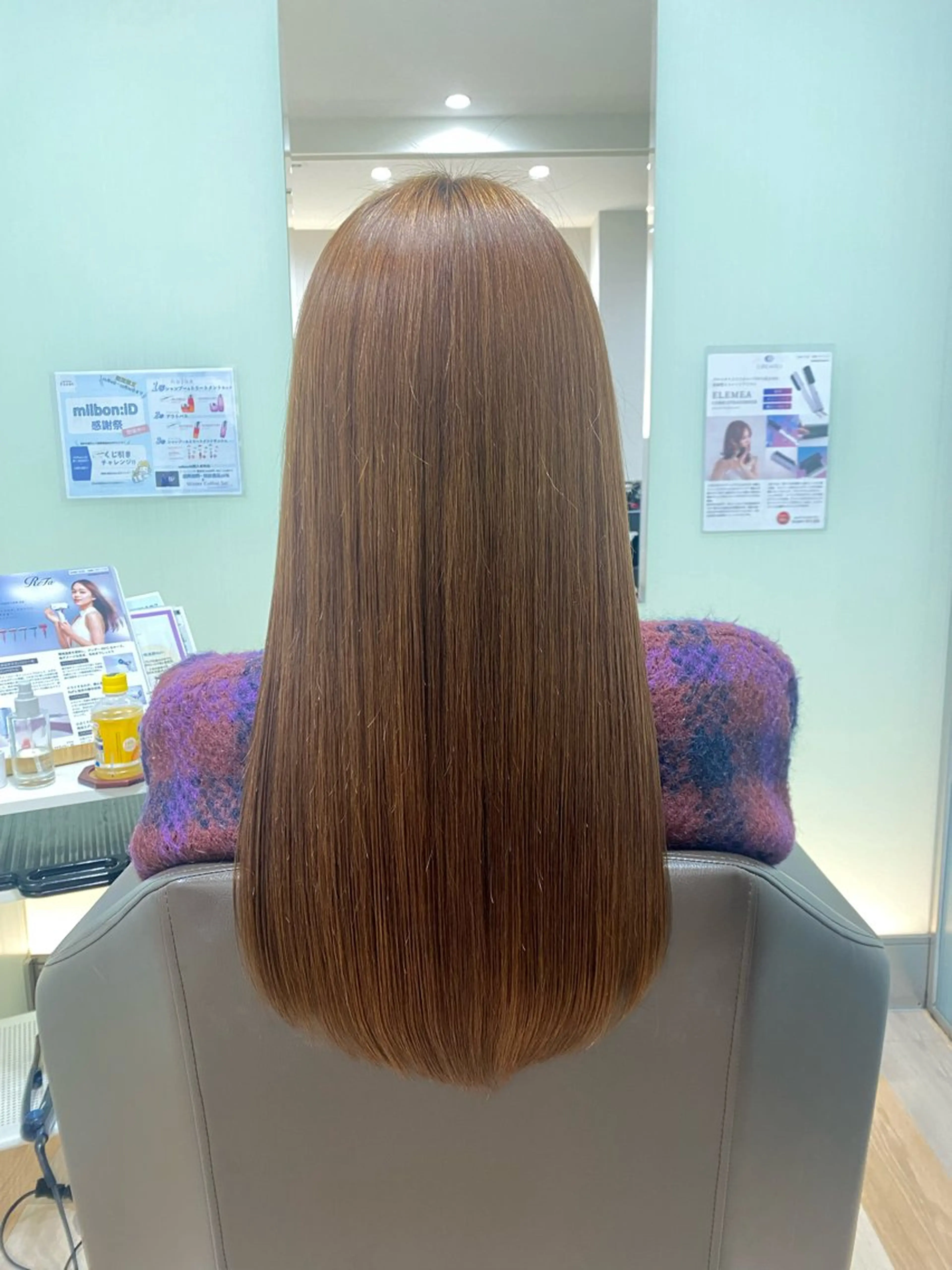 ロング カラー ブリーチ ブリーチなしカラー カラー/カットモデル 東 ゆきののヘアスタイル