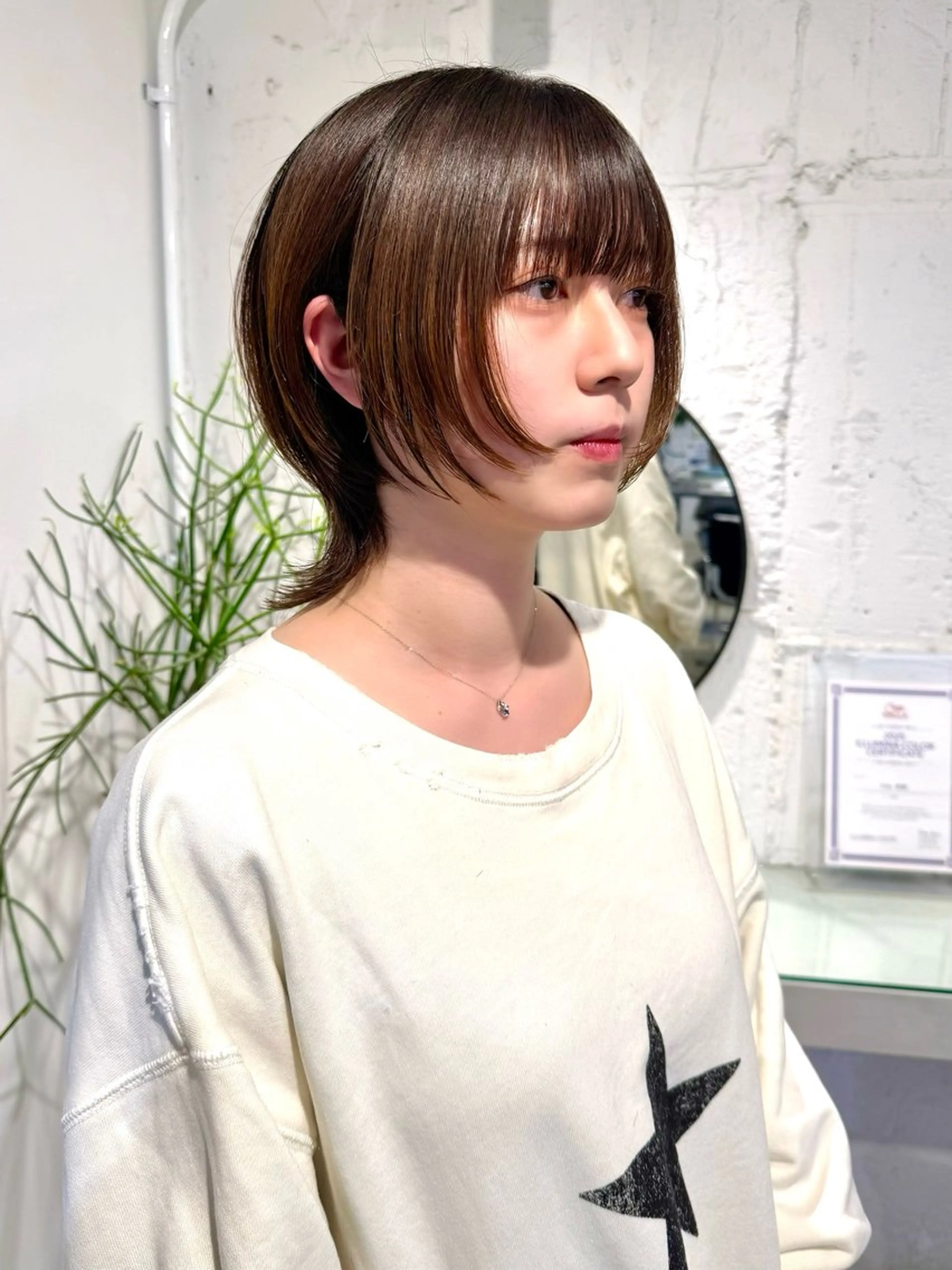 ショート カット ヘアカラー 骨格診断で絶対可愛い ✨丸みショート✨凌弥のヘアスタイル