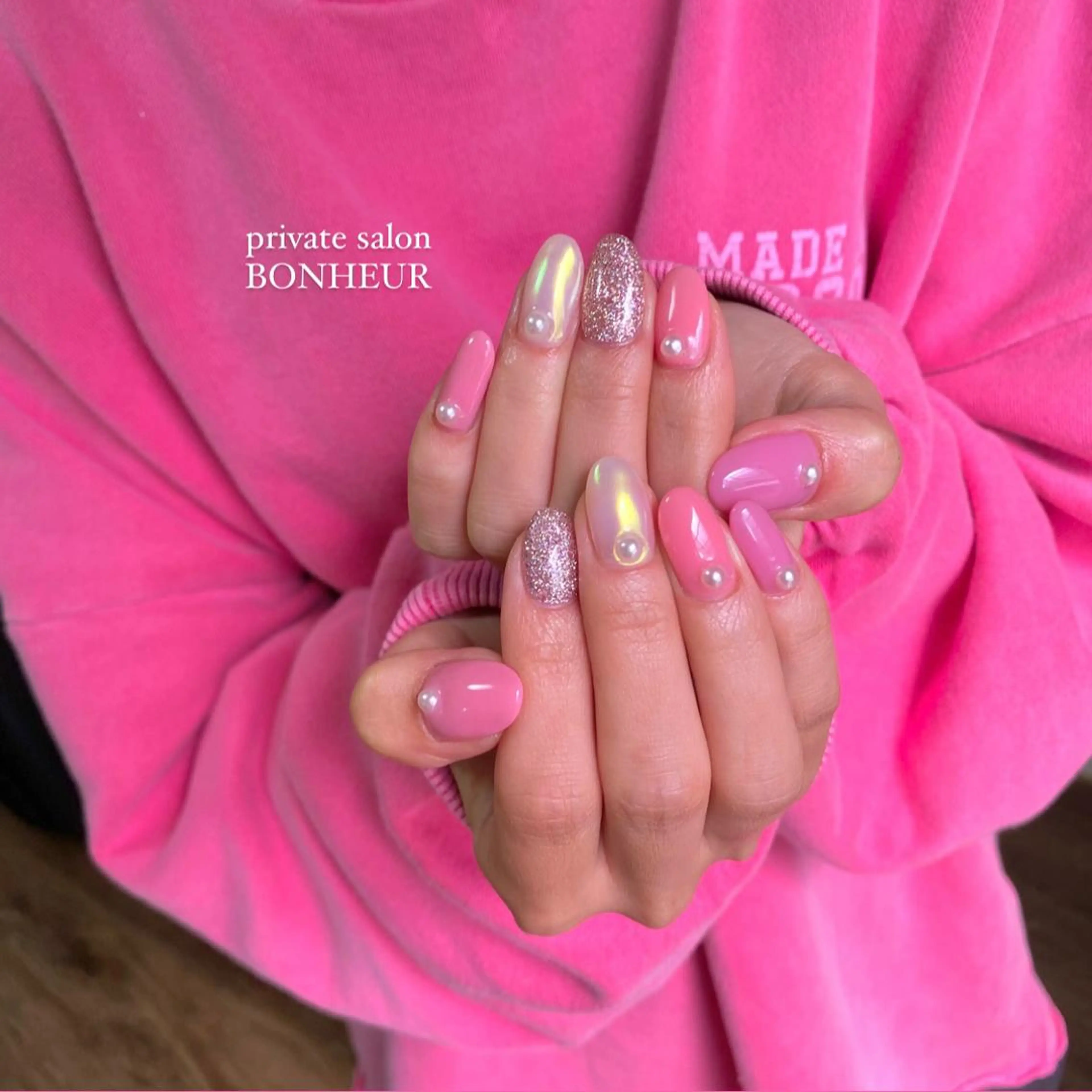 ネイル ハンドネイル BONHEUR Annaのネイルデザイン