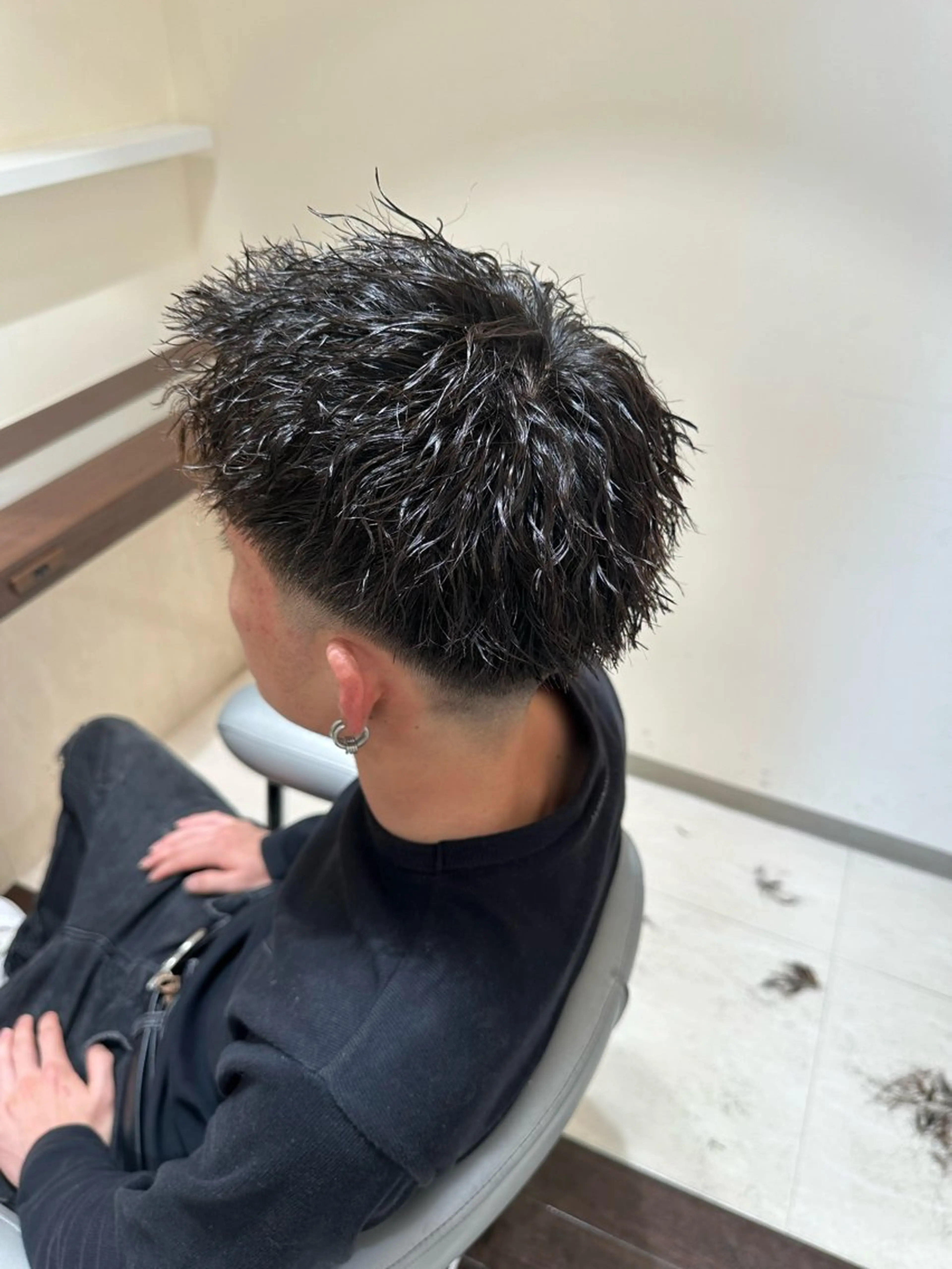 ショート カラー パーマ メンズ カット パーマ ヘアセット 毎月230人担当/ メンズヘア/清和武虎のヘアスタイル