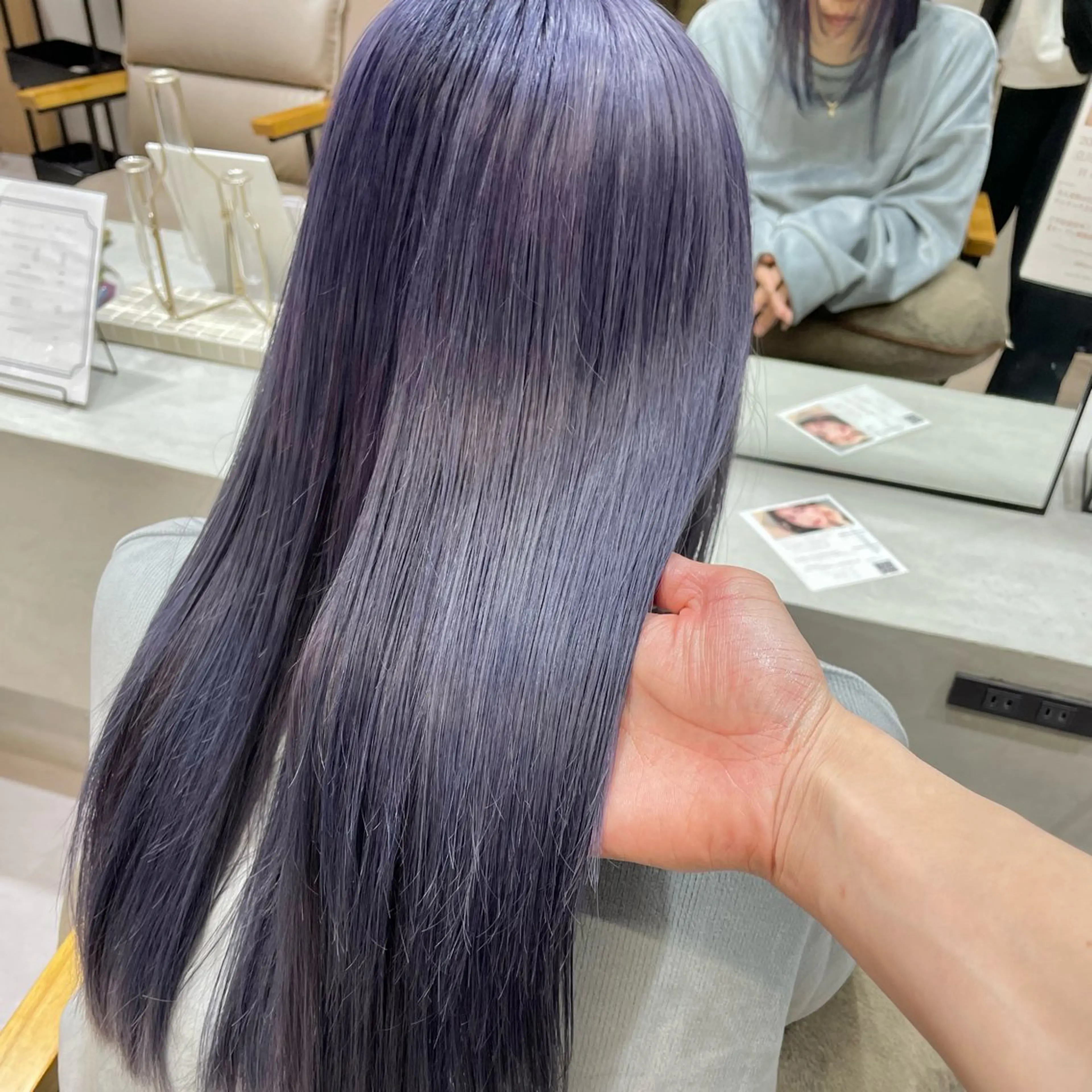 ロング カラー カット 縮毛矯正 トリートメント 🪼ボブ/ミニボブ レイヤーボブ🪼のヘアスタイル