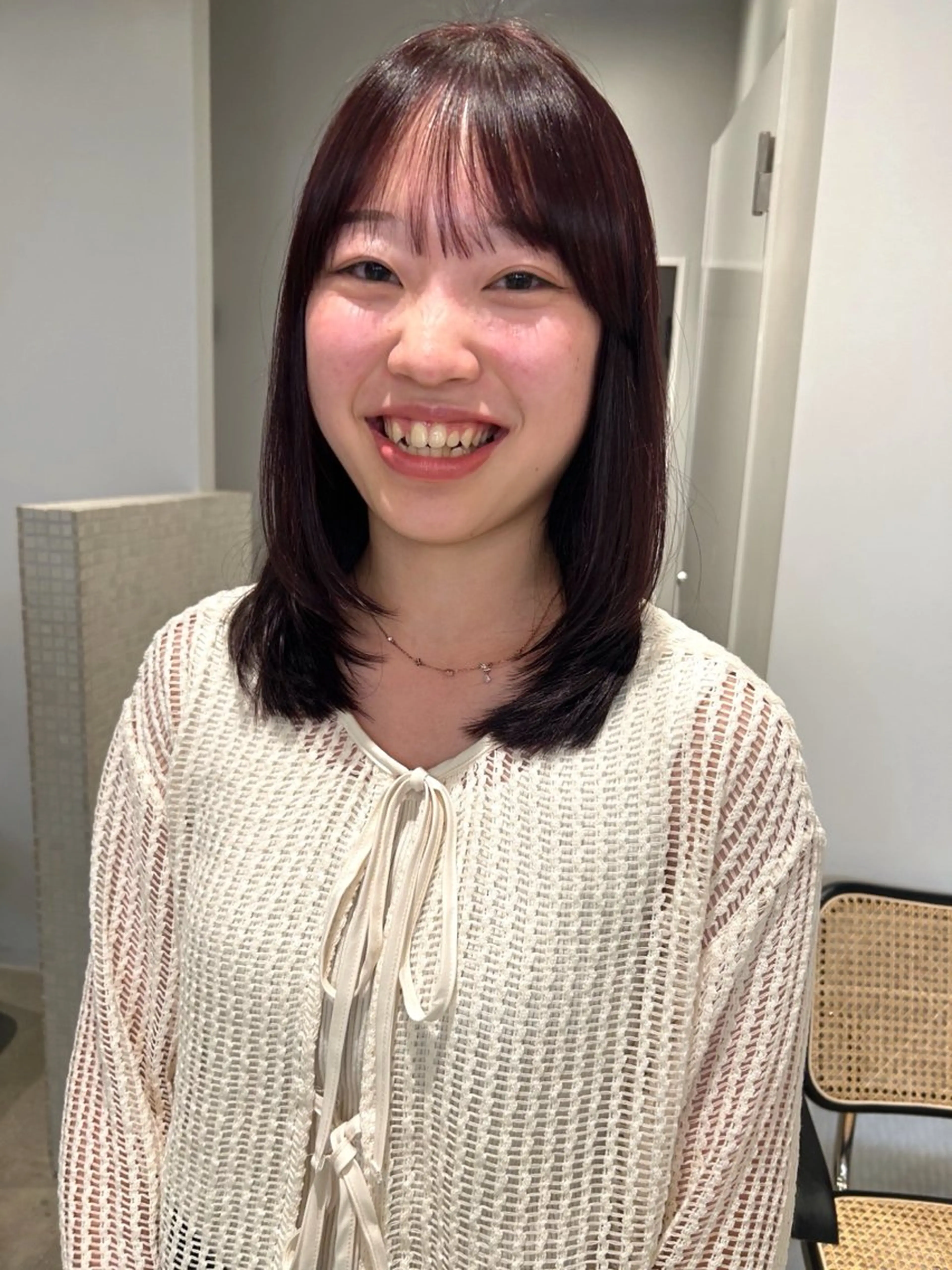 ミディアム レイヤーカット 無料カットモデル募集 / 涼 乃のヘアスタイル