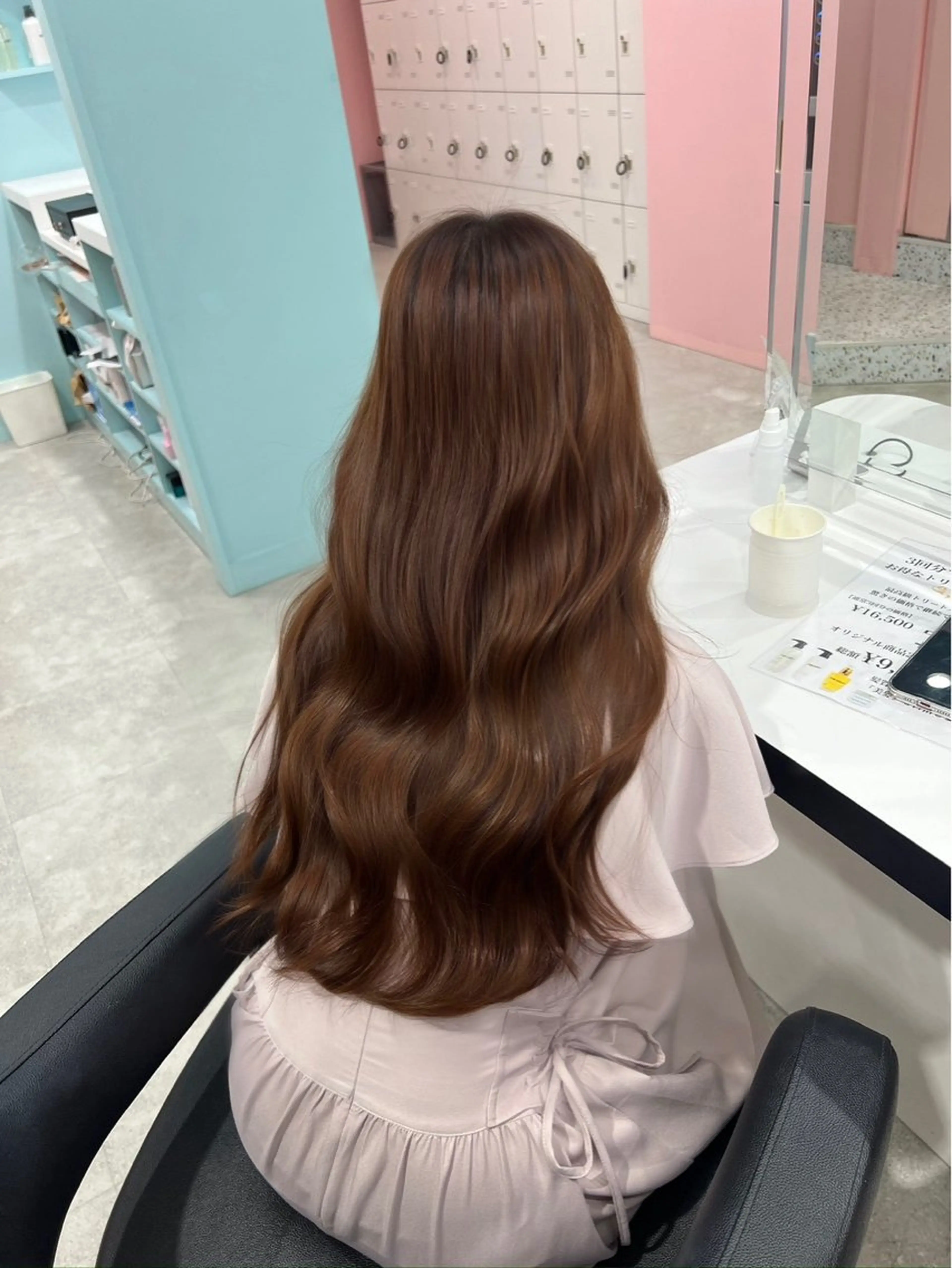 セミロング カラー ⋆✮⋆.透明感カラー sana🧚‍♂️のヘアスタイル