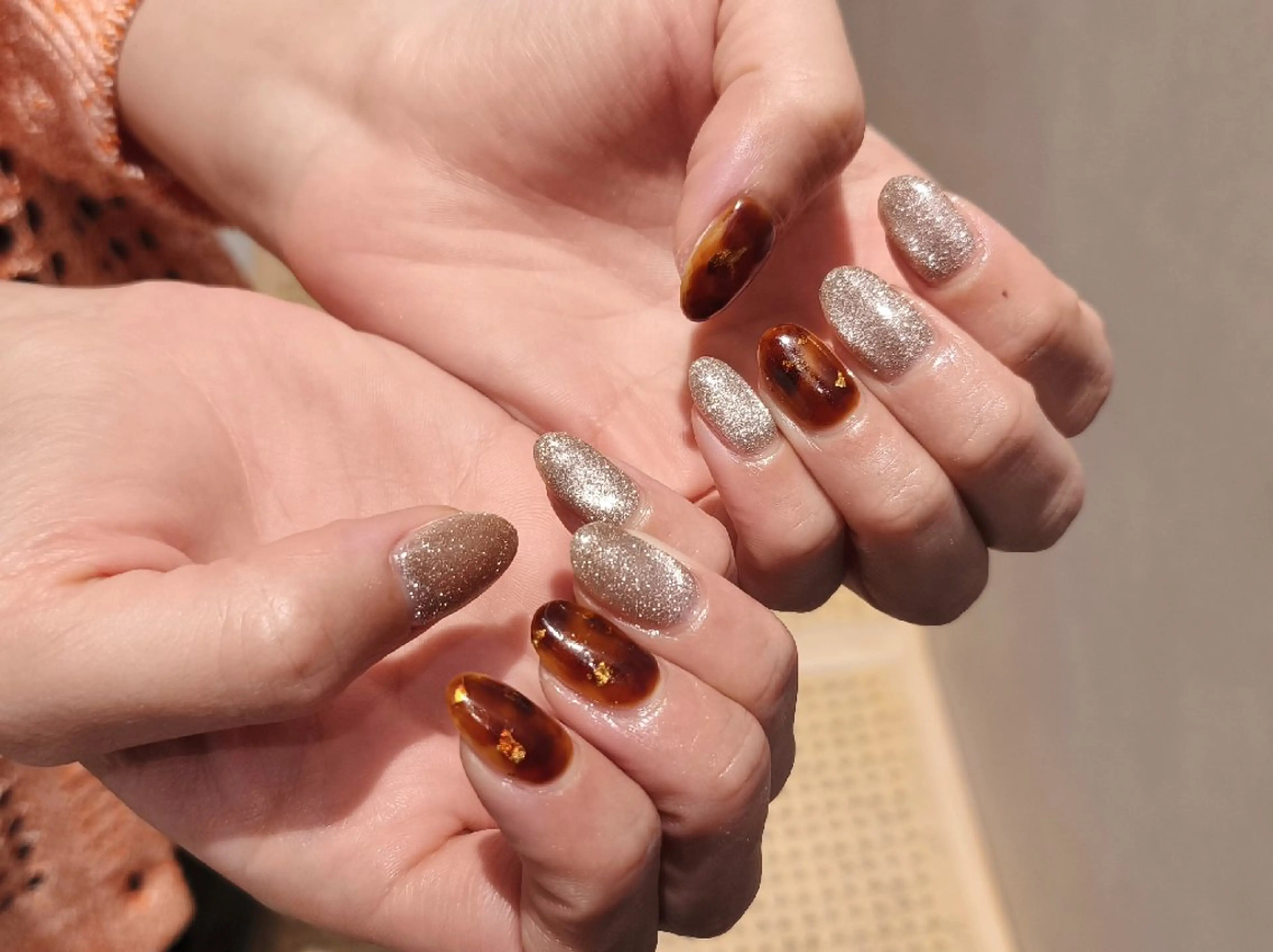 ネイル べっ甲ネイル salon Noirのネイルデザイン