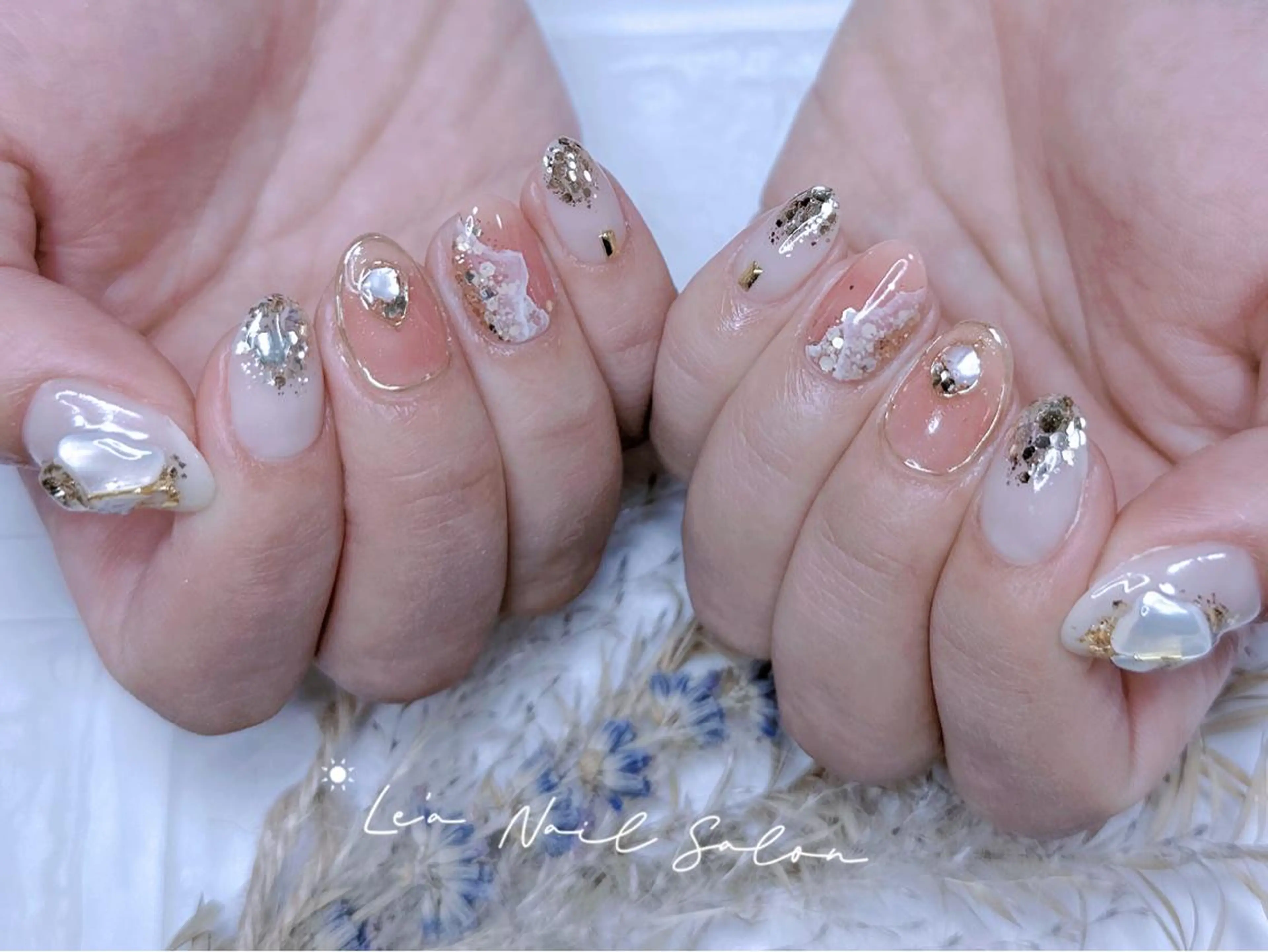 ショート カラー ネイル Le’a NailSalonのネイルデザイン