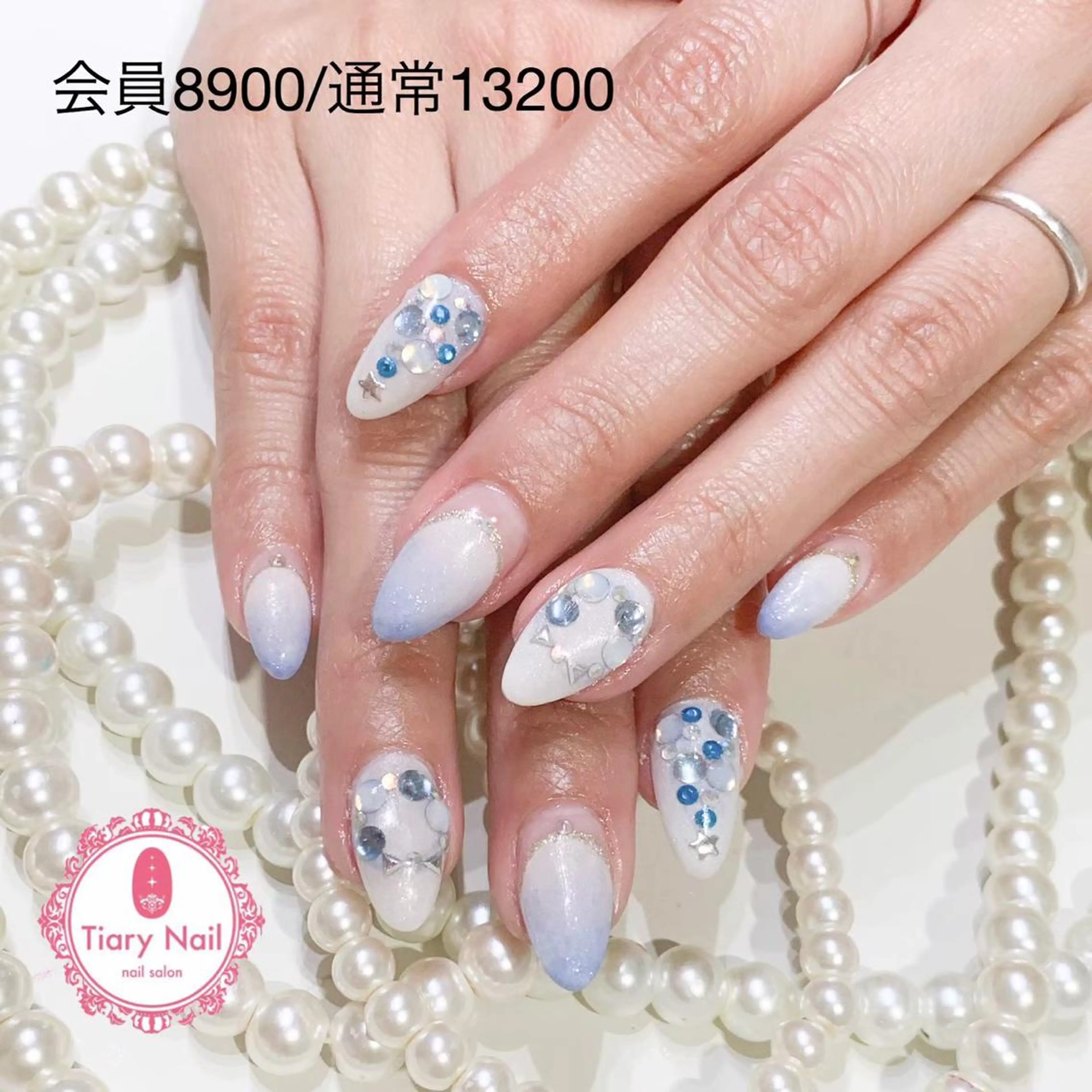 ネイル 💗🪽Tiary Nail🪽💗のネイルデザイン