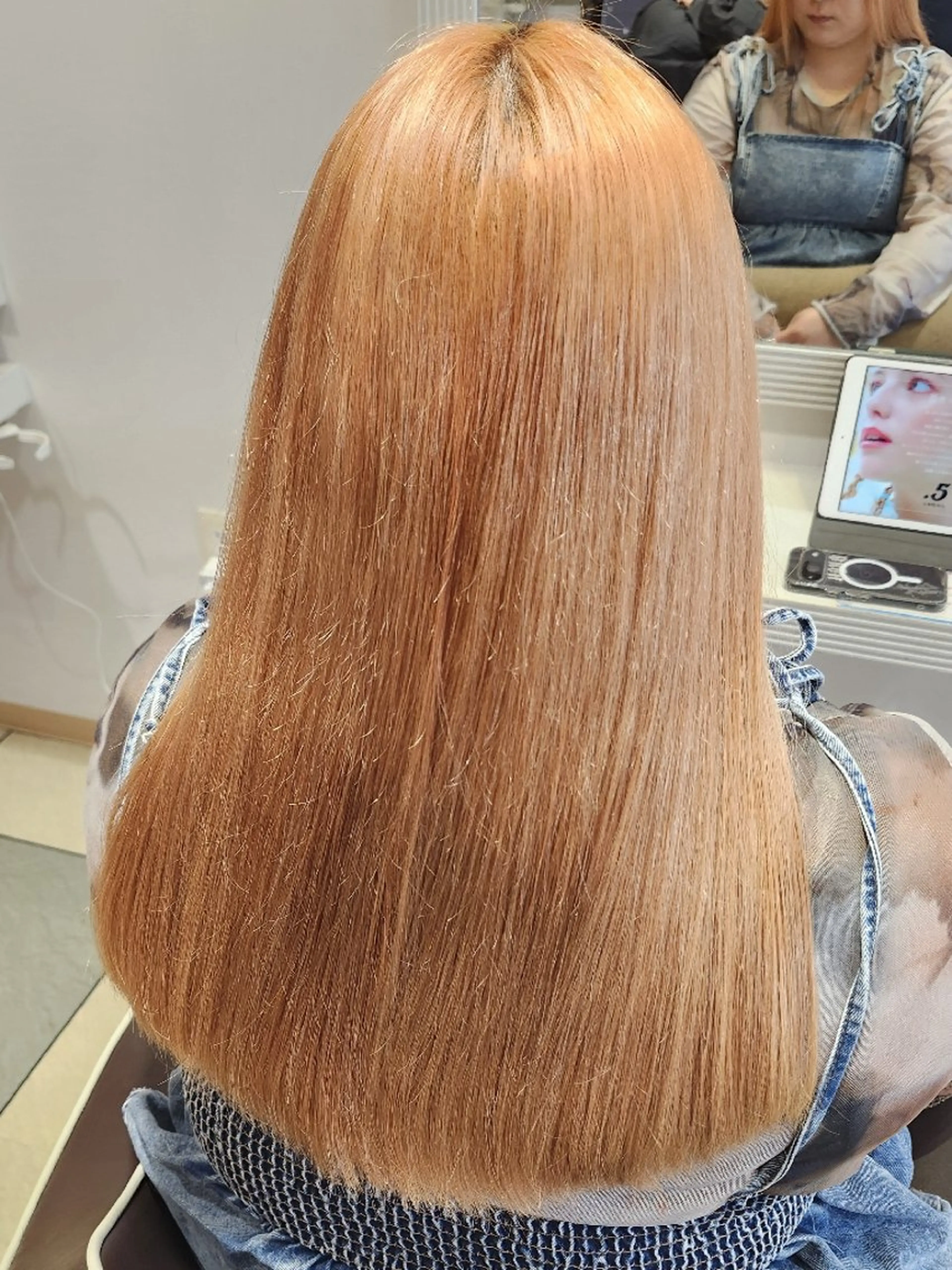 ロング カット ヘアカラー トリートメント 暖色カラー/髪質改善 /メンズ🧡莉南のヘアスタイル