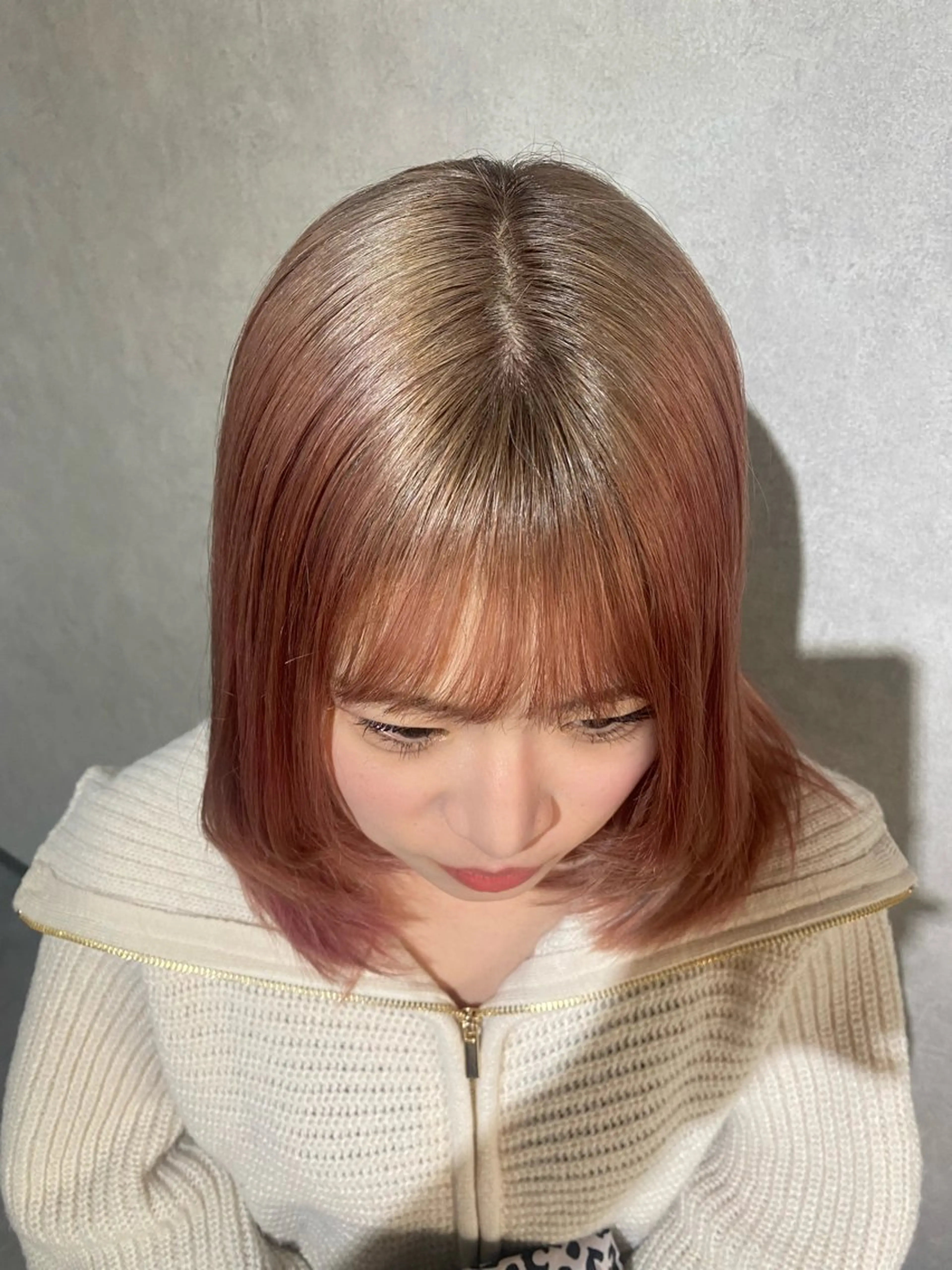 カラー ヘアカラー Bish Yanaのヘアスタイル