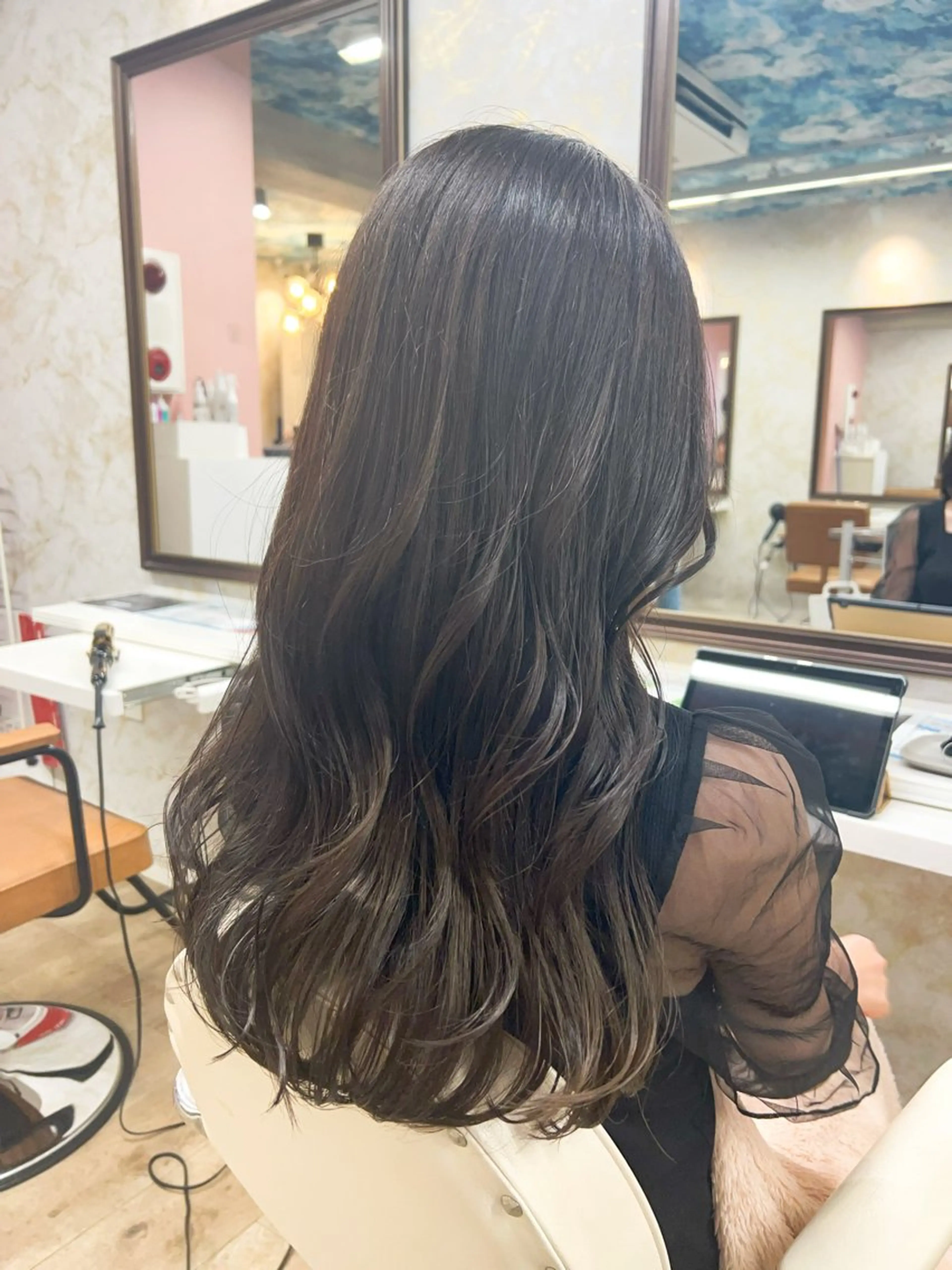 ロング 髪質改善/ メンズカット・パーマのヘアスタイル