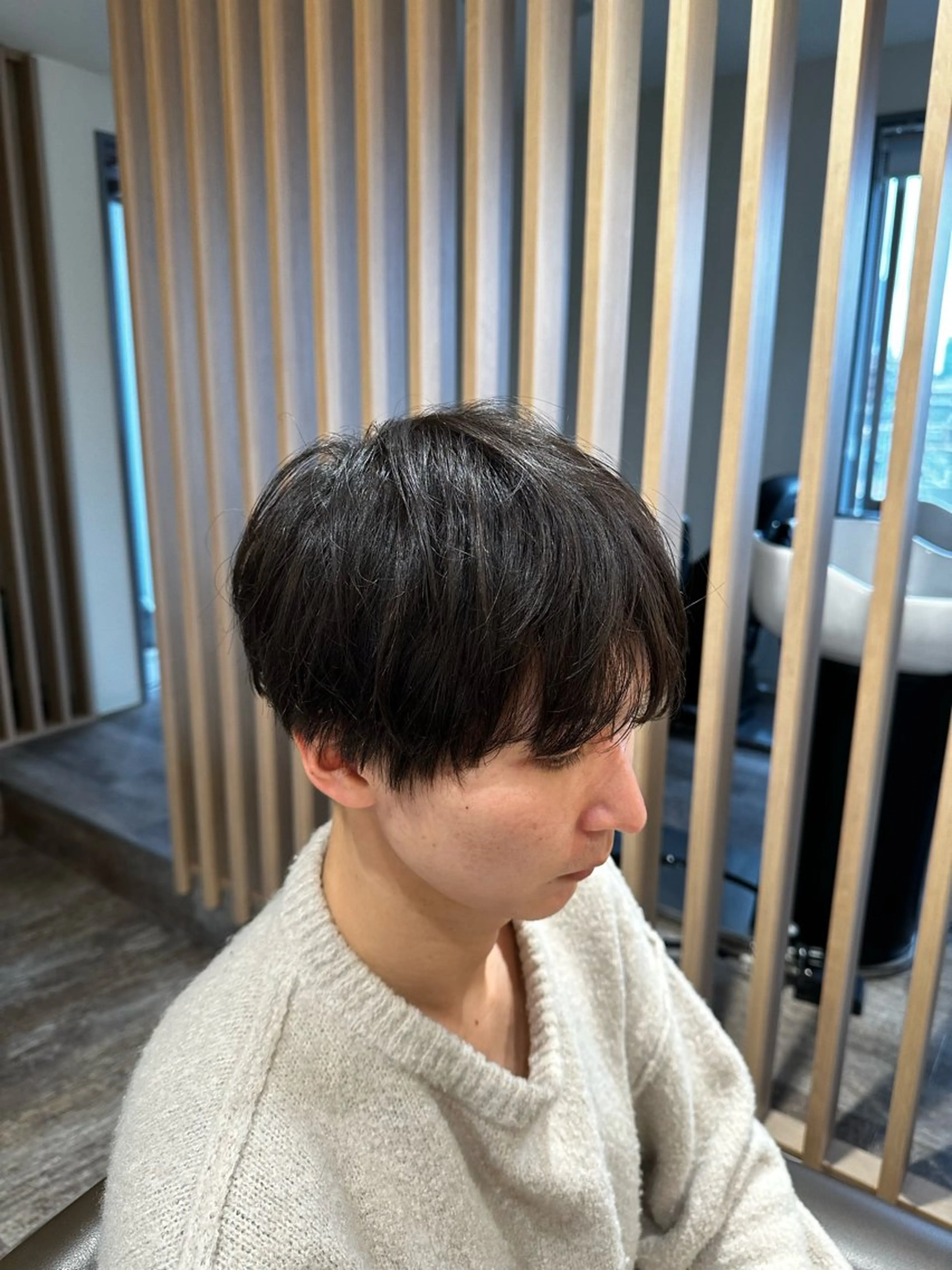 メンズ マッシュ シースルーマッシュ メンズカット×眉毛 デザイナー⚘Nanaの眉毛・アイブロウイメージ