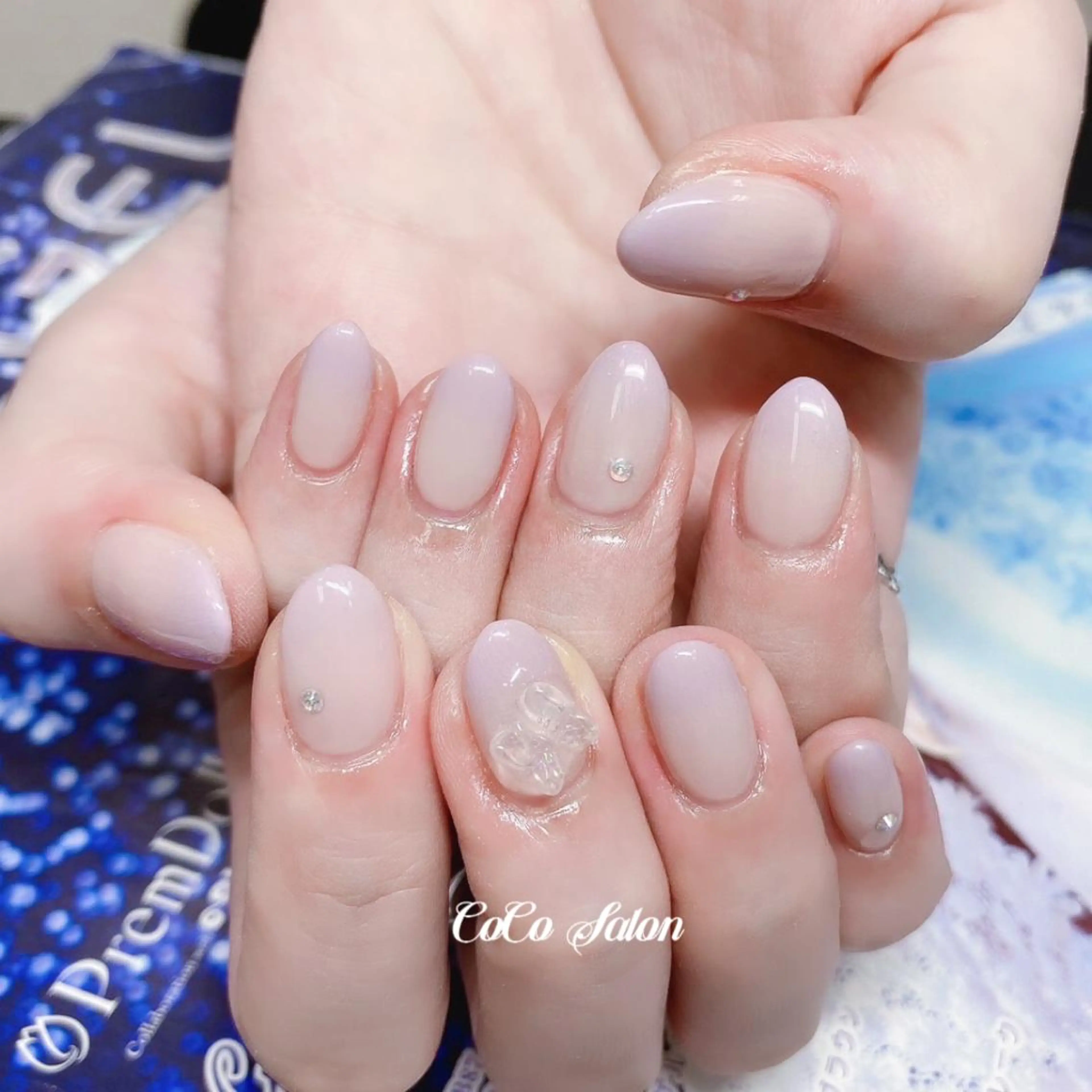 ネイル 長さ出し ジェルネイル グラデーション 韓国ネイル オフィスネイル ハンドネイル CoCoSalon ネイル/まつ毛予約のネイルデザイン