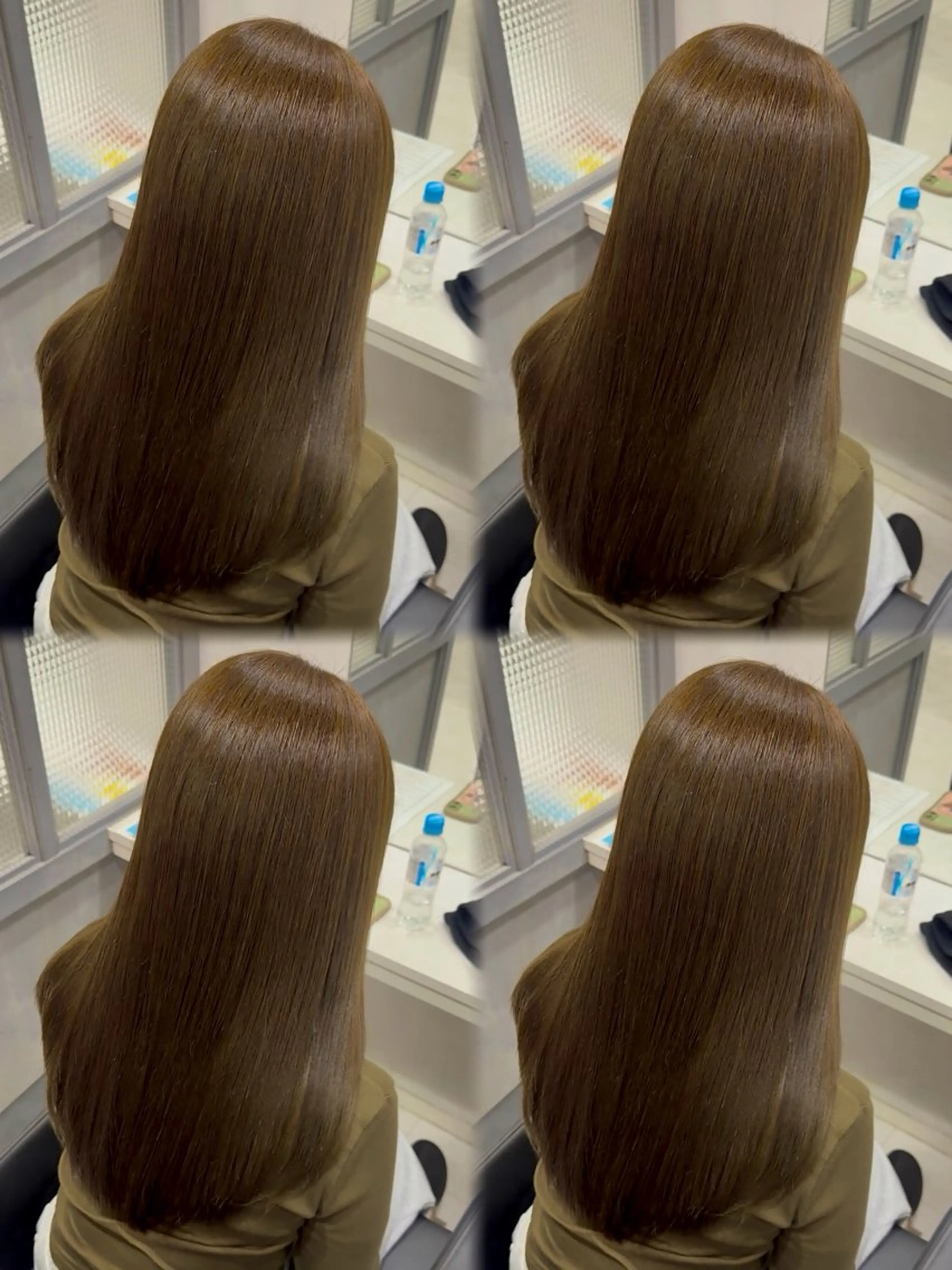 ロング カラー ヘアカラー トリートメント 🦋REISA🦋 エクステ×ハイトーンのヘアスタイル