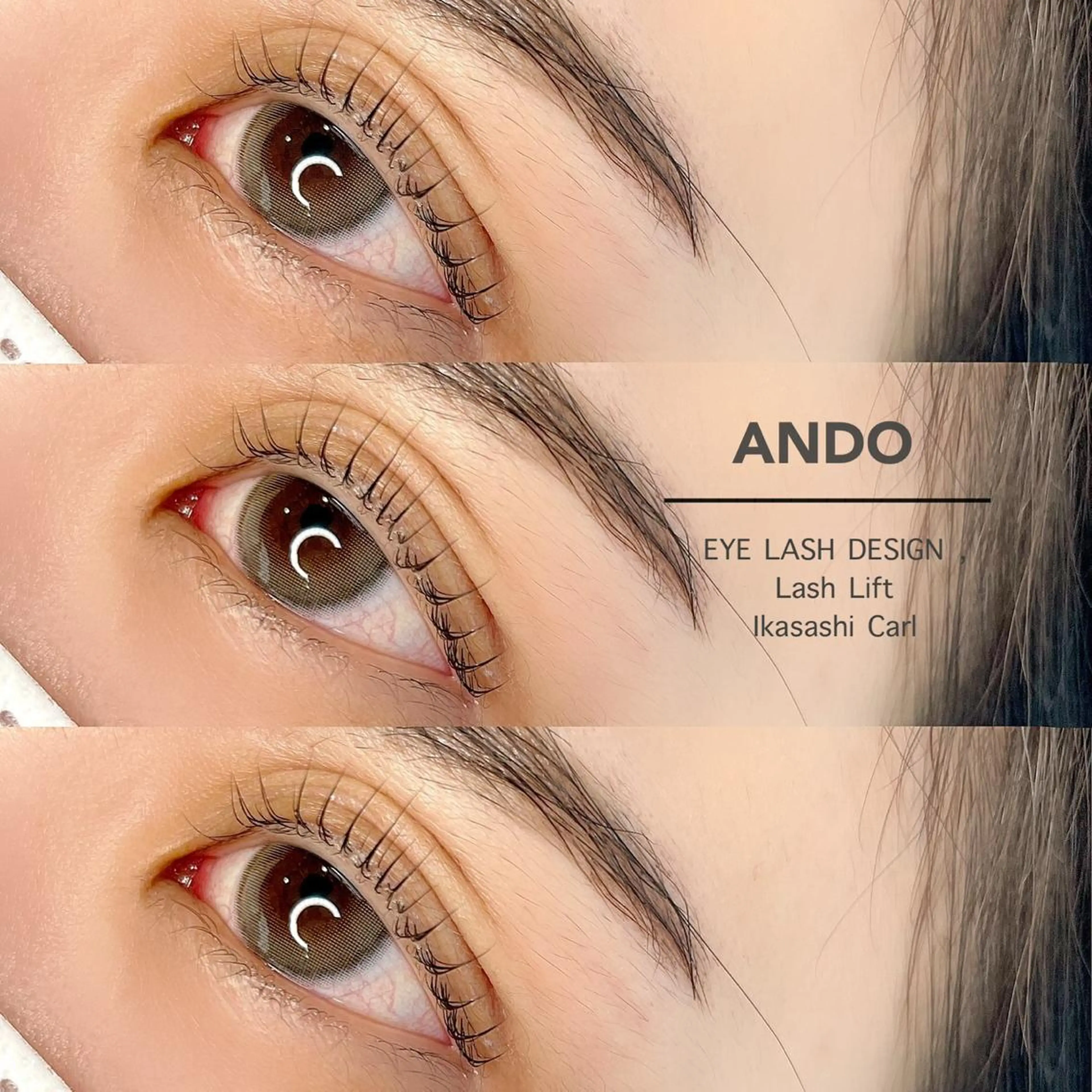 マツエク・マツパ マツパ ANDO HIKARIのマツエク・マツパデザイン