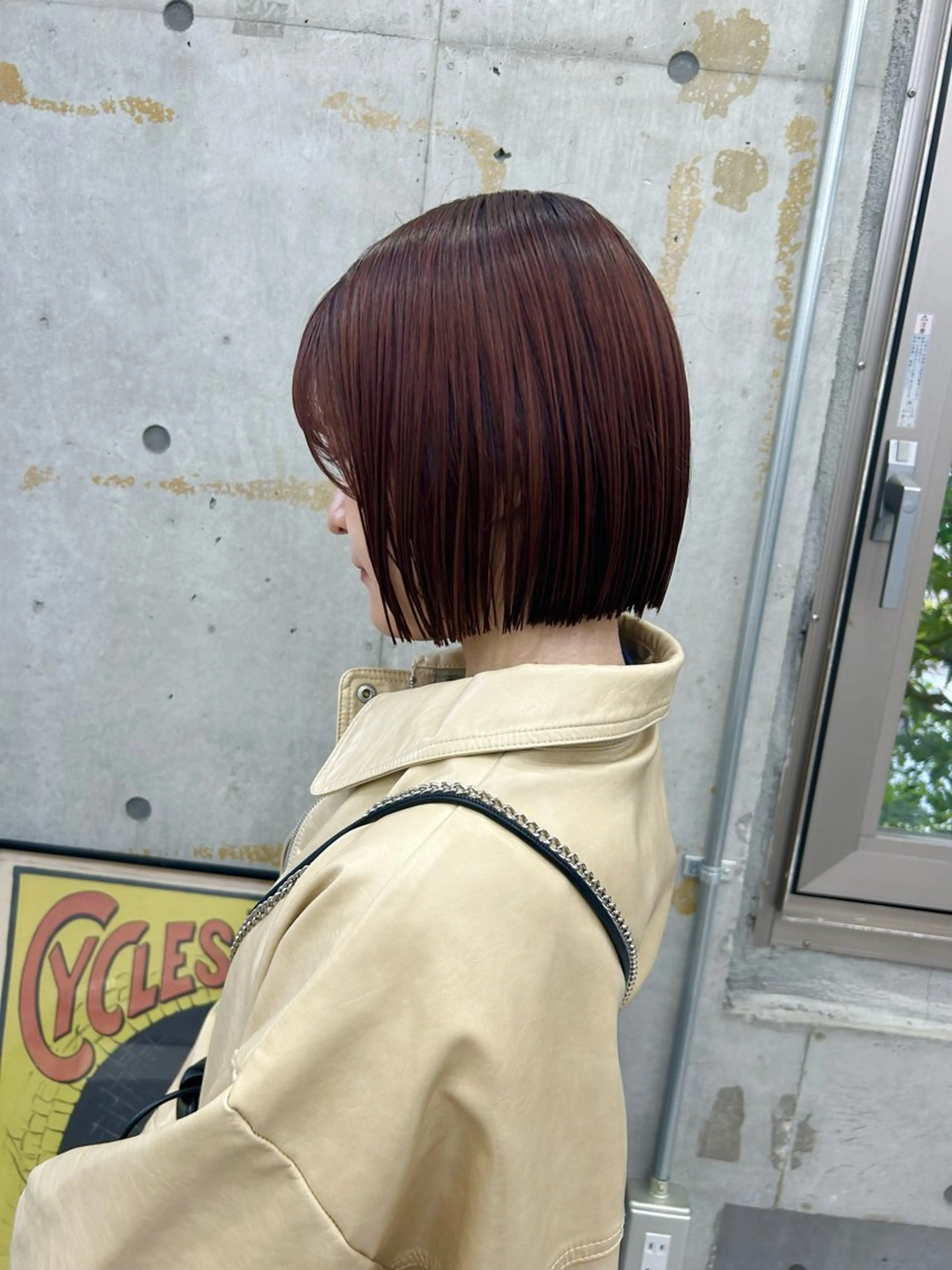 ショート カット ヘアカラー トリートメント 髪質改善/艶カラー /レイヤーカット💛のヘアスタイル