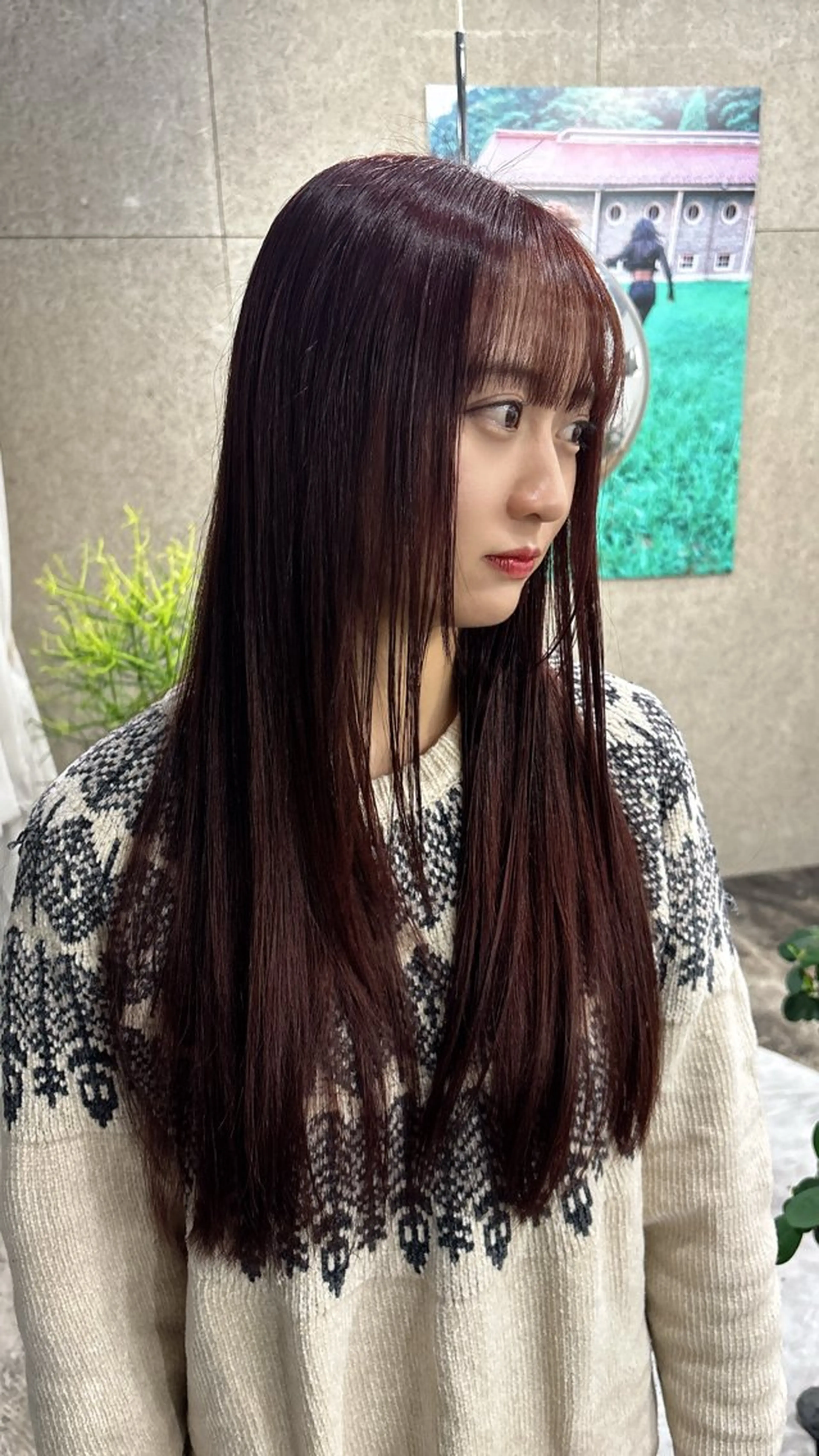 カラー ヘアカラー トリートメント KUBO HADUKIのヘアスタイル