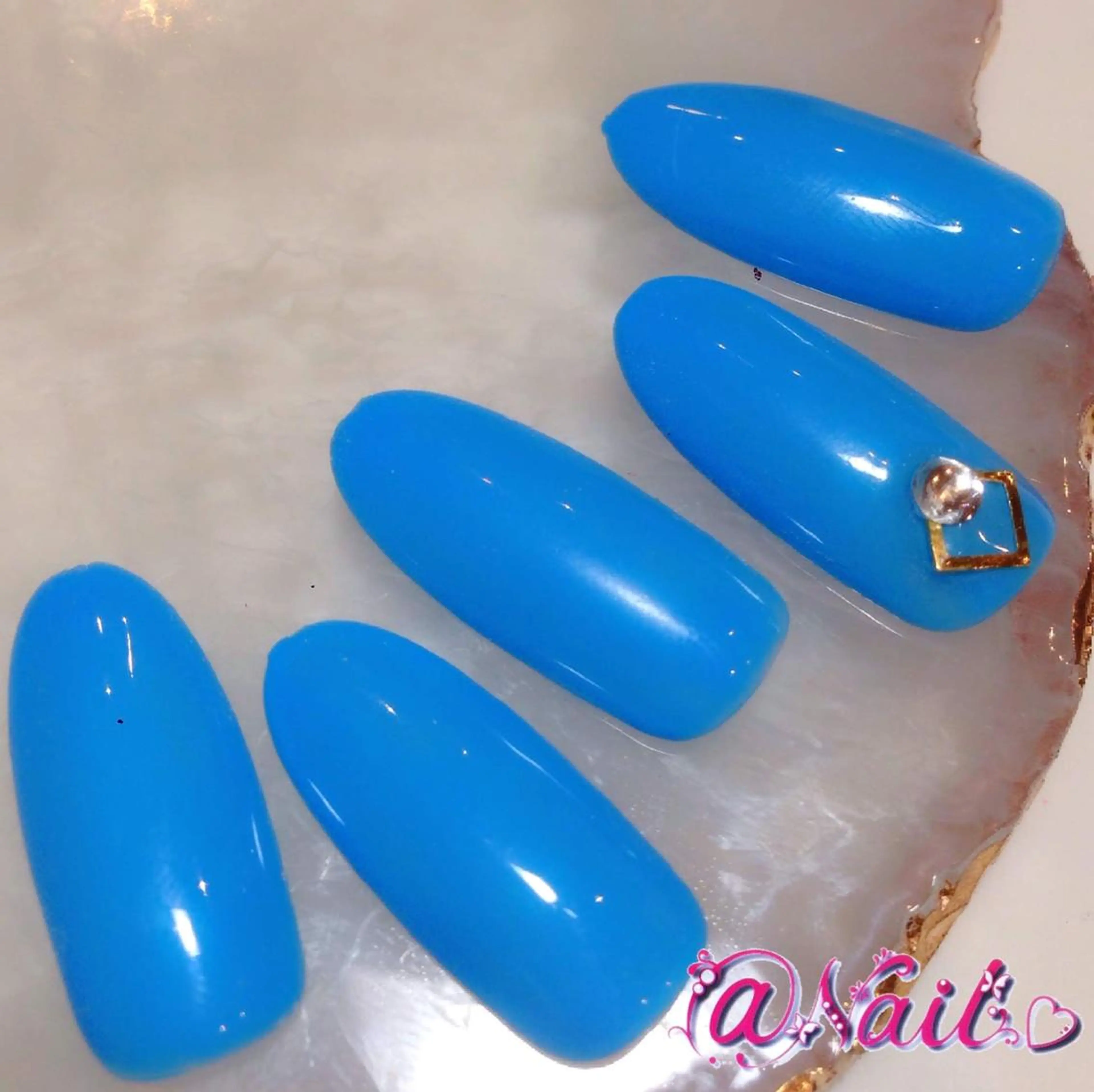 ネイル ネイルチップ 小尾 栞のネイルデザイン