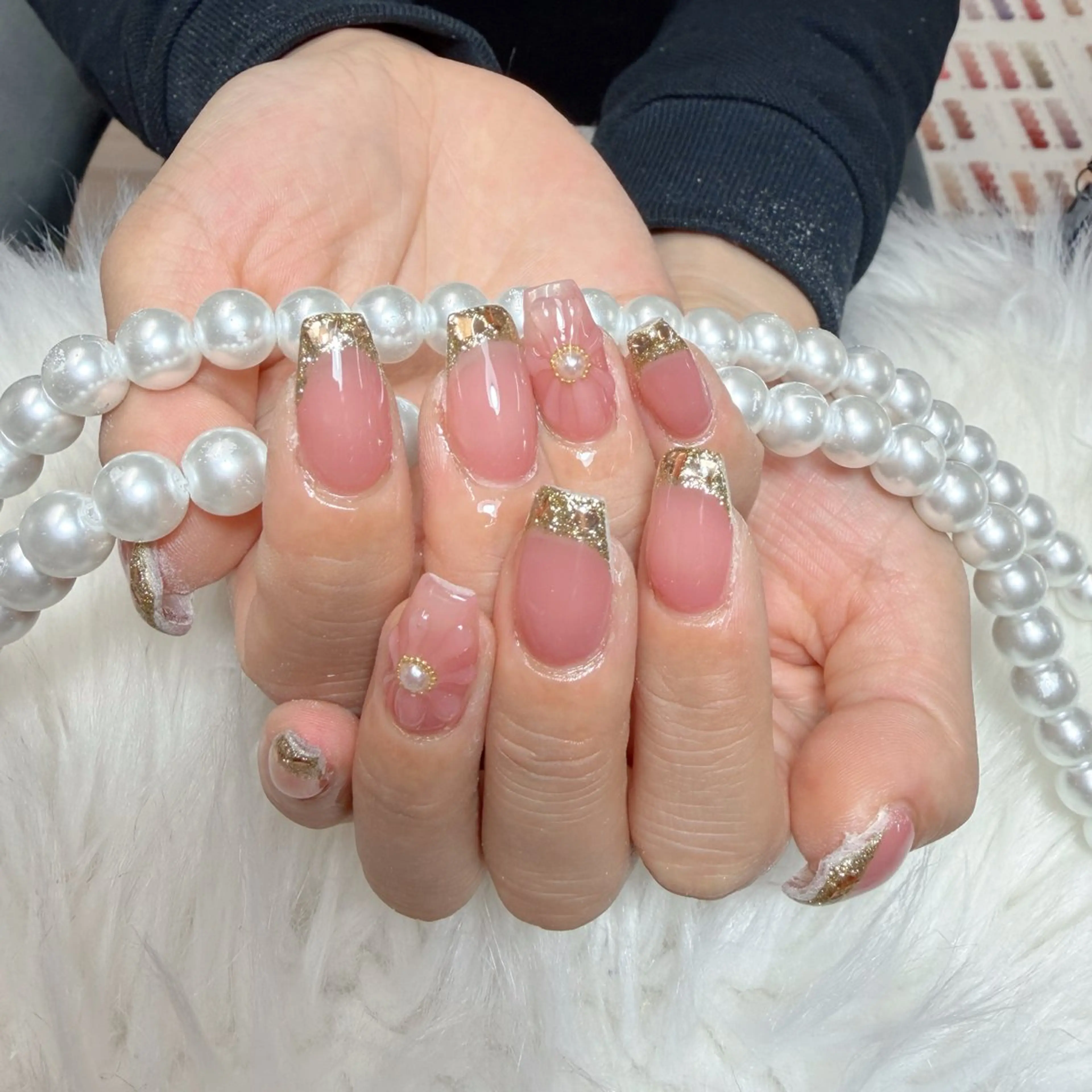 ネイル ハンドネイル 🎀nana🫧 ワンホンネイル🎀のネイルデザイン