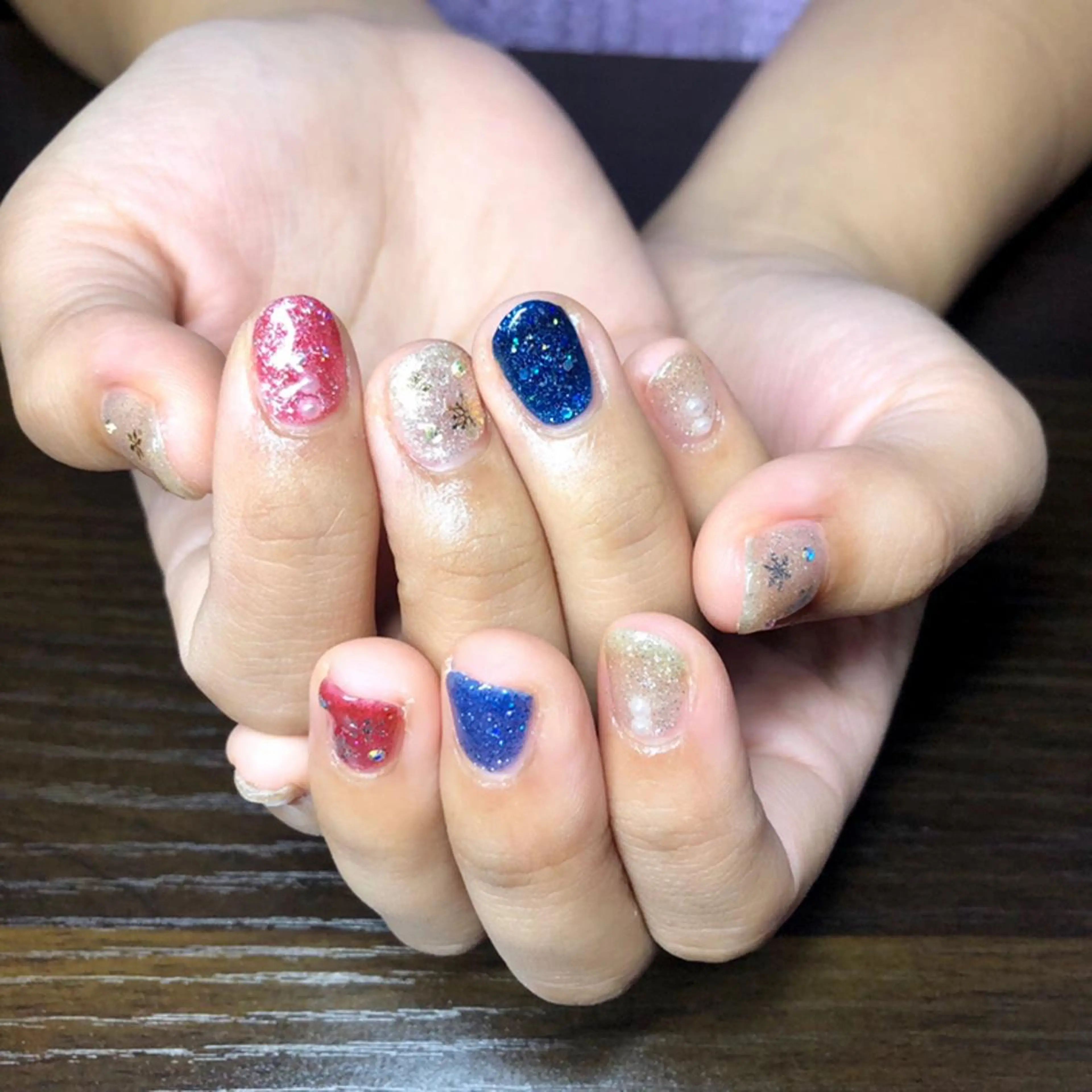 ネイル ラメ(グリッター) luana nailのネイルデザイン