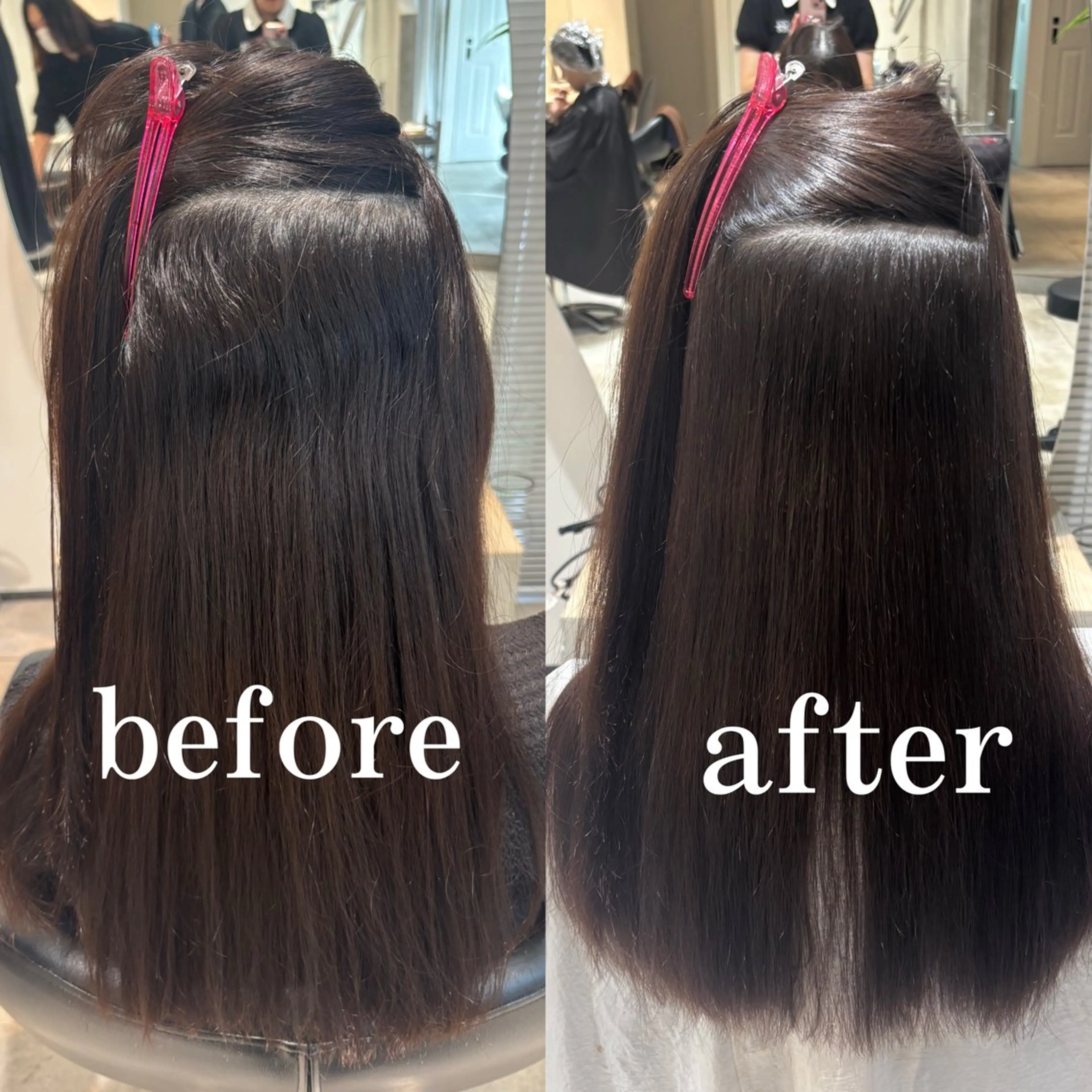 ロング 縮毛矯正 縮毛矯正 🧸艶髪🫧‪🎀 岡由紀乃のヘアスタイル