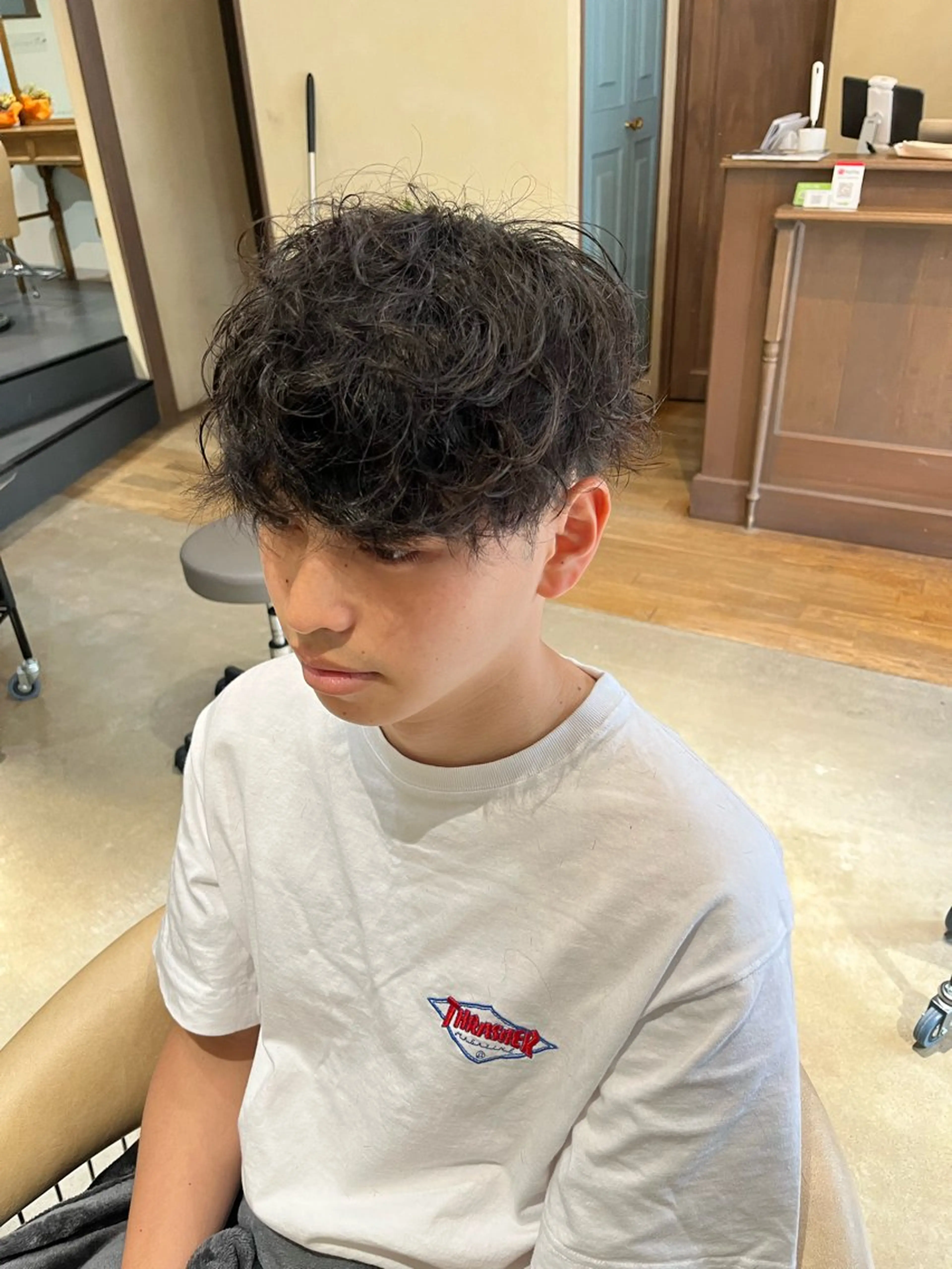 ショート メンズ カット パーマ トリートメント 鹿児島 TSUBASAのヘアスタイル