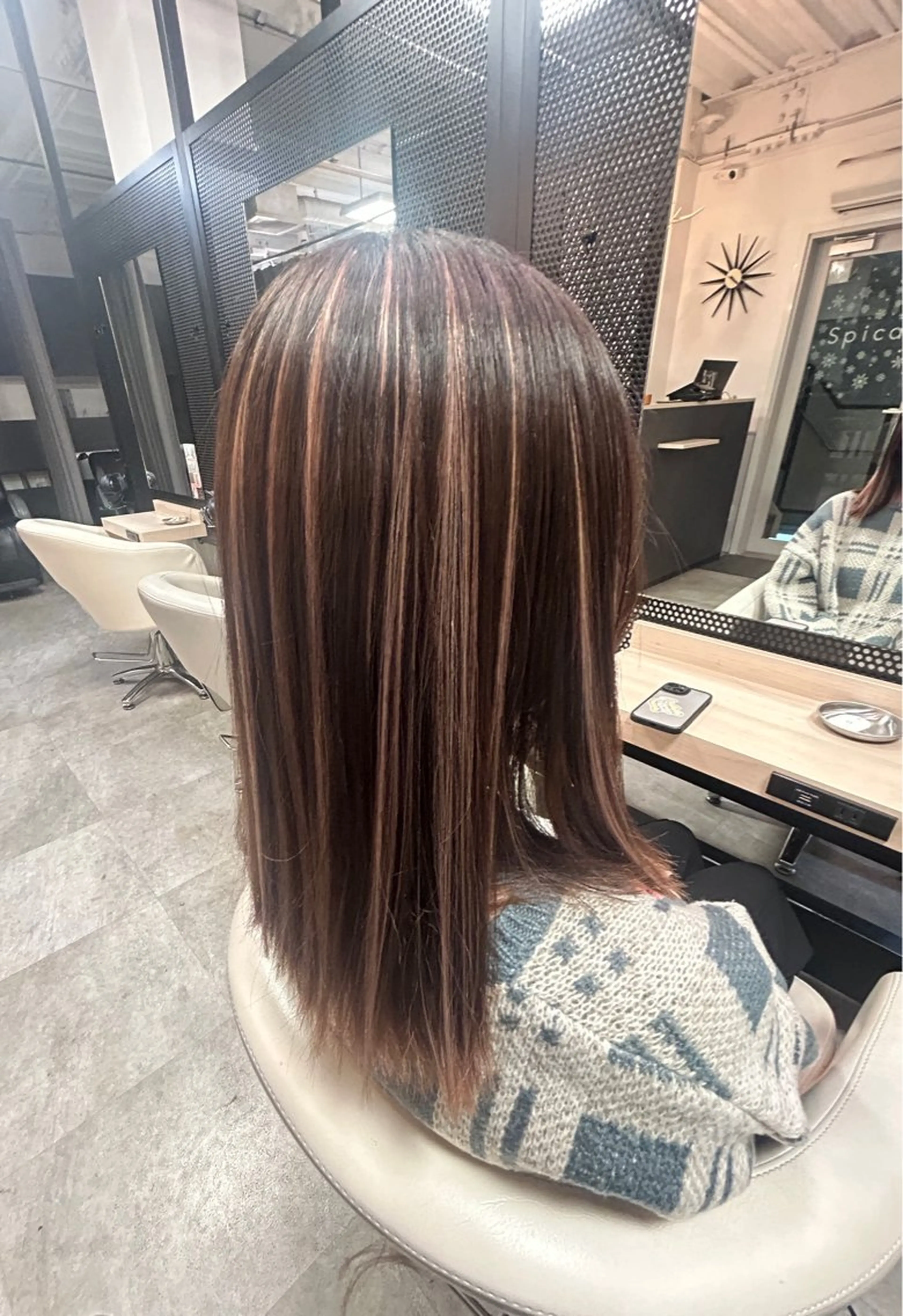 ショート エクステ ハイライト カット エクステ 縮毛•ハイトーン ・着付け Runaのヘアスタイル