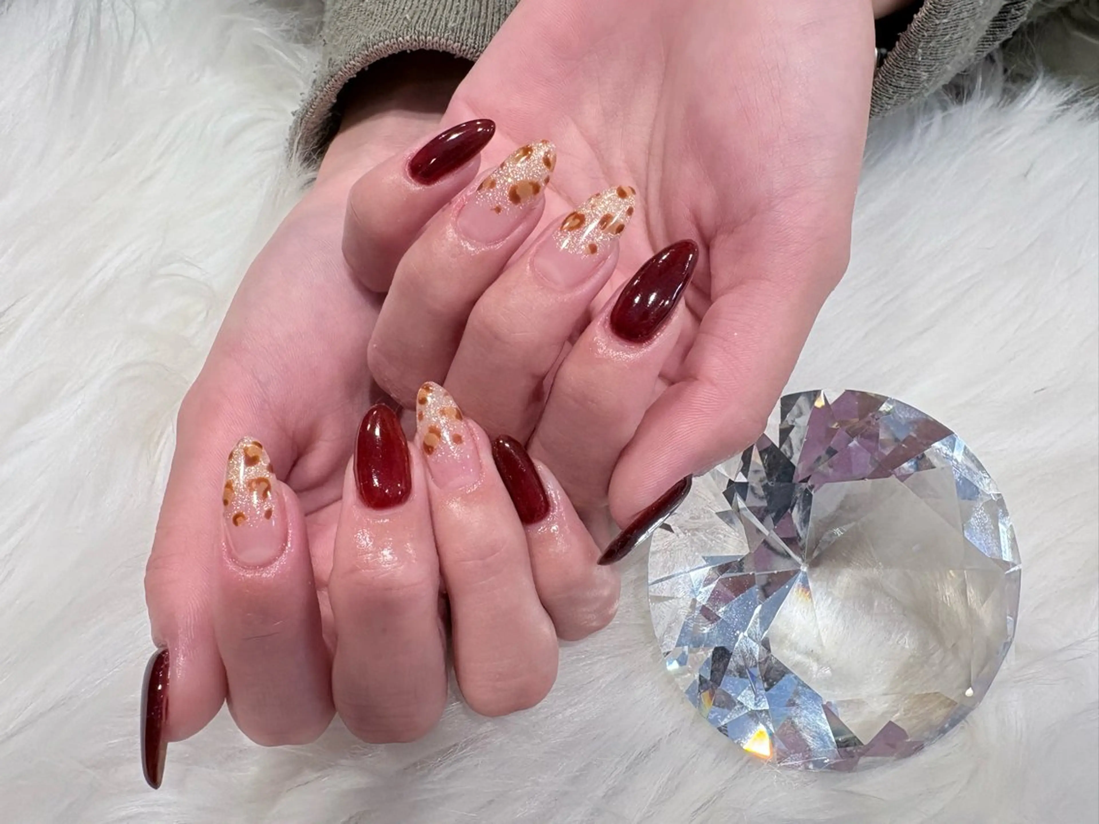 ネイル 冬ネイル Nobody_ Minのネイルデザイン