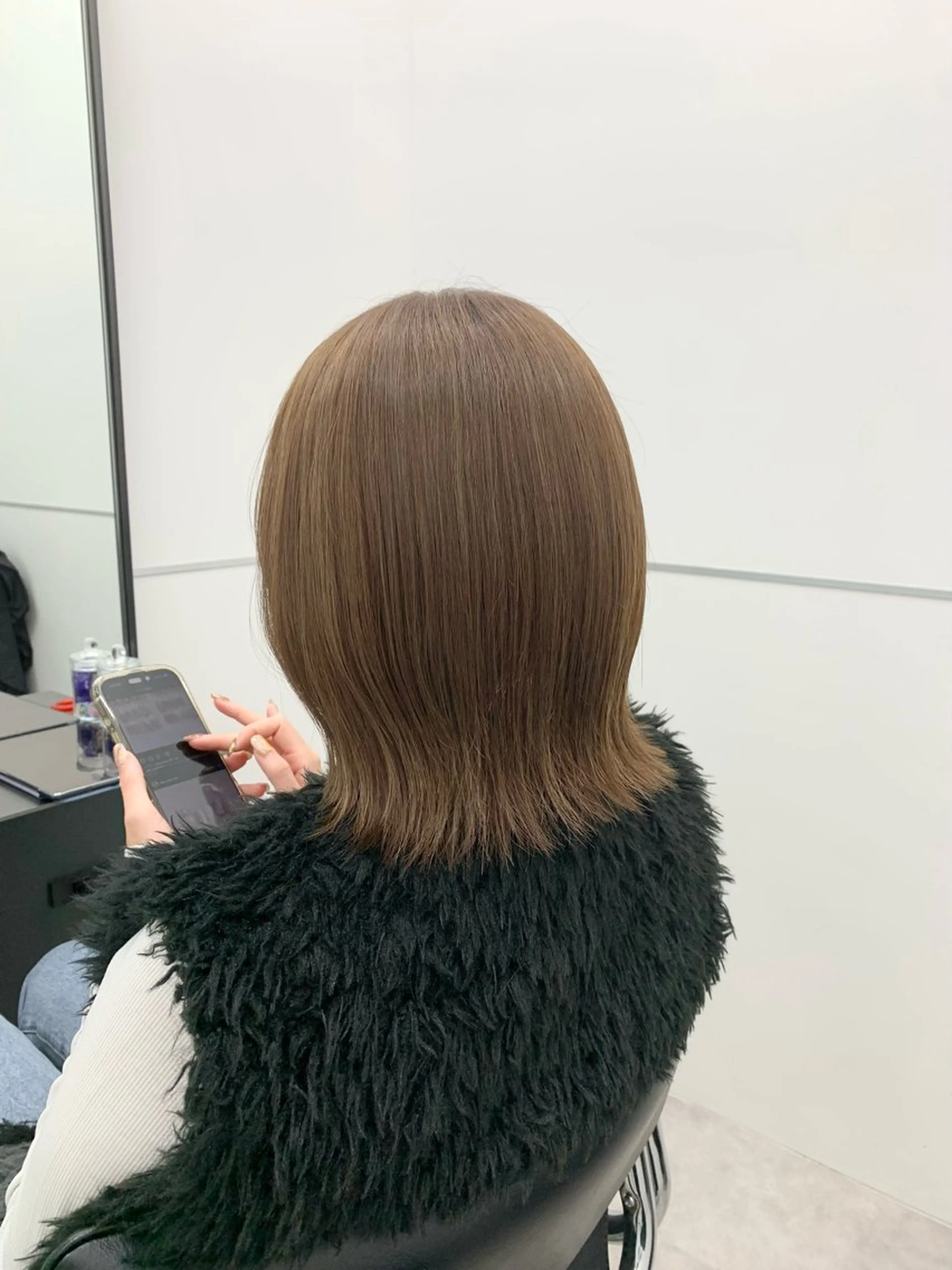 ミディアム カラー ベージュカラー カット ヘアカラー トリートメント 本格ヘッドスパ🌿 ×ヘア 佐藤のヘアスタイル