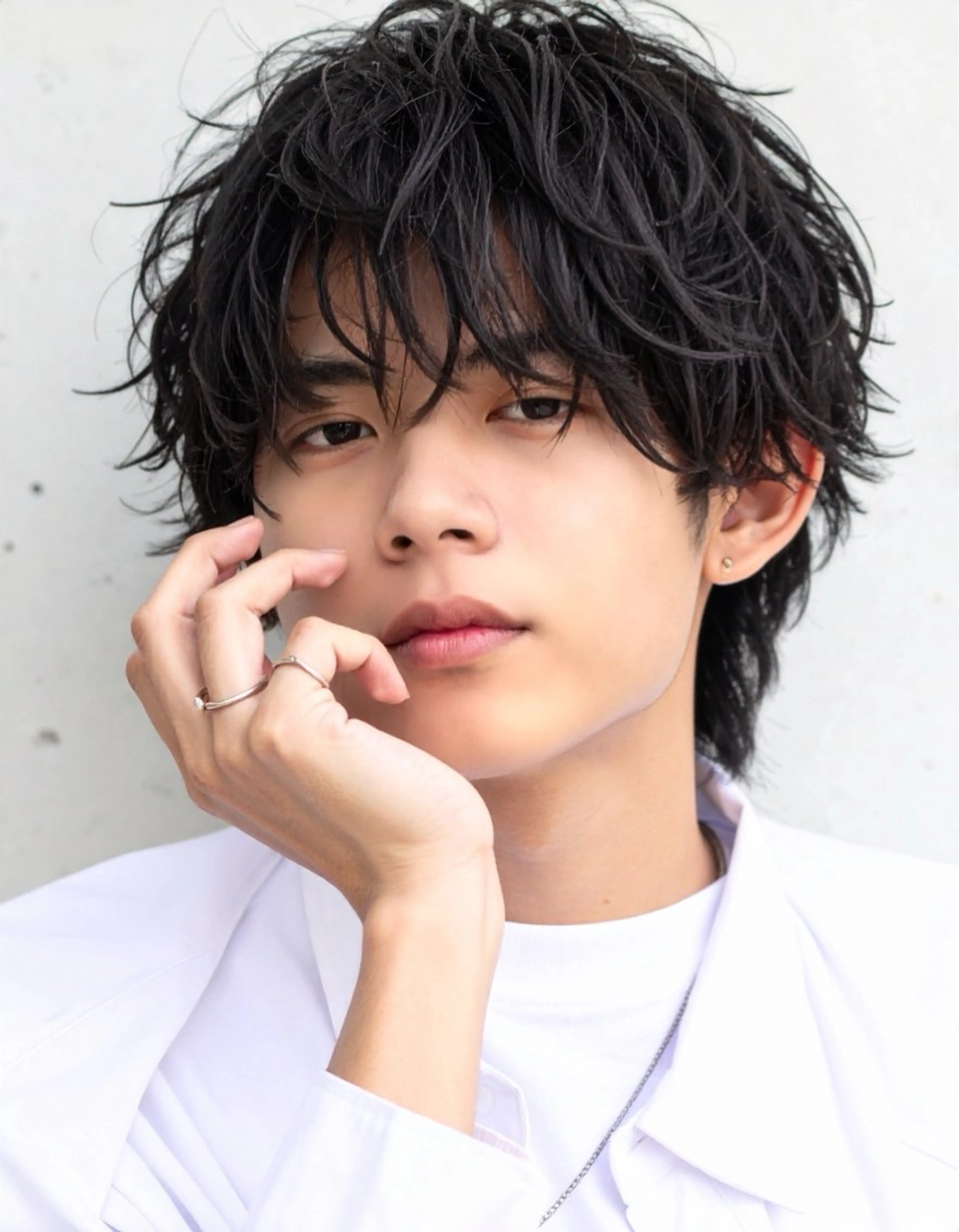 ミディアム パーマ メンズ men’s SUNのヘアスタイル