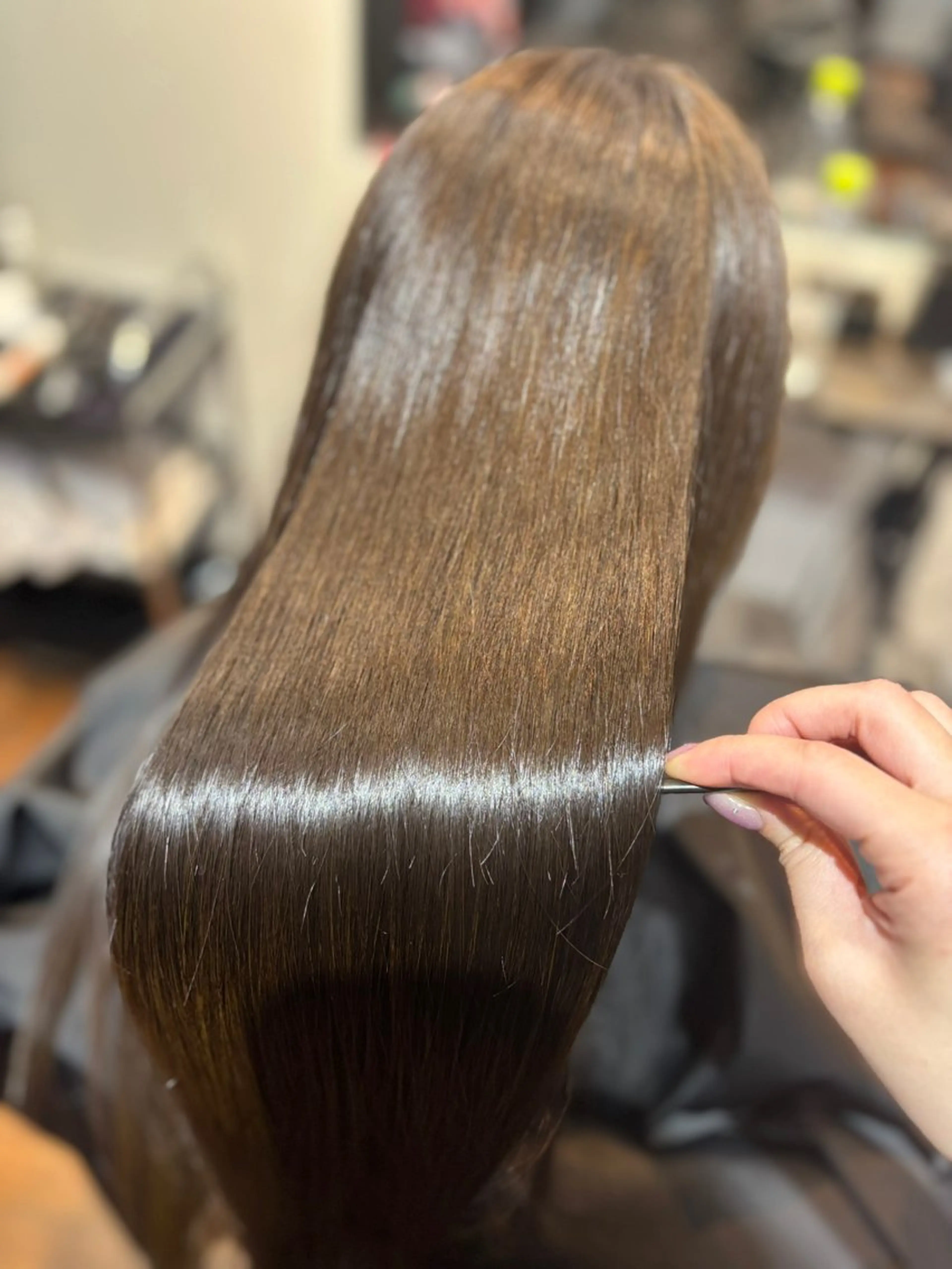 ロング トリートメント mayuki /暖色/艶カラーのヘアスタイル