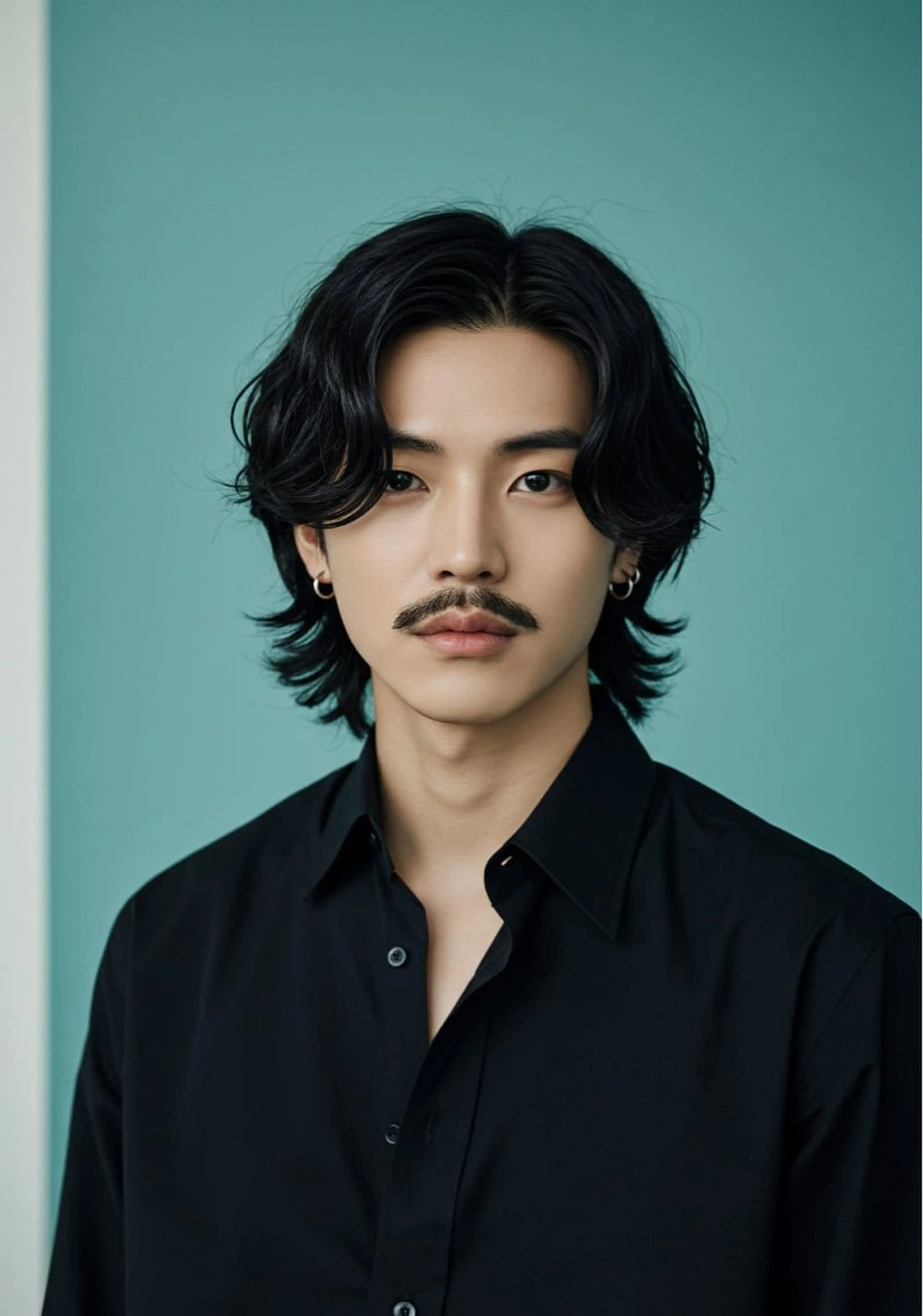 ミディアム パーマ メンズ 🛑柔らか透明感 カラー🛑大谷のヘアスタイル