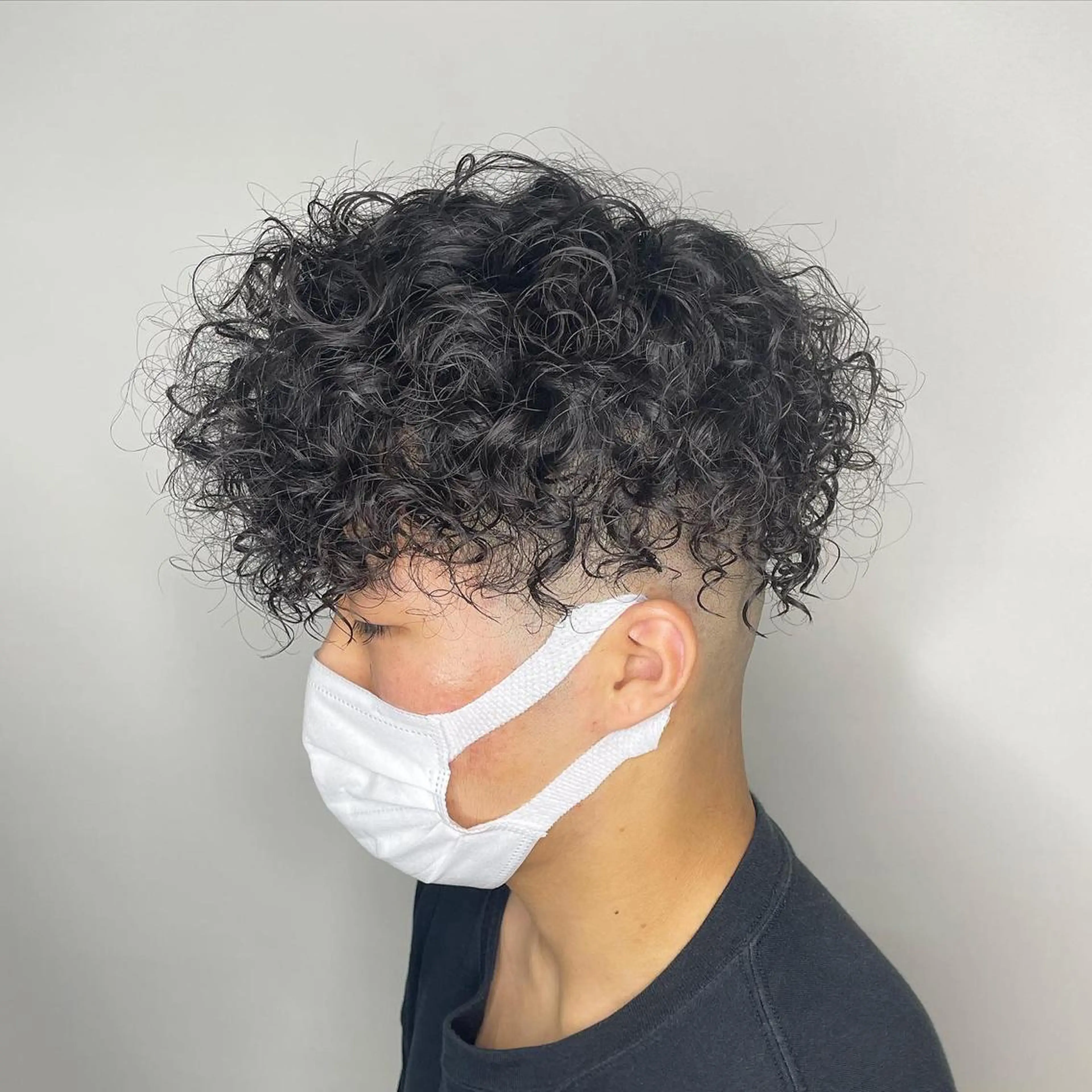 パーマ メンズ メンズパーマ 渋谷/フェード/ 國分 翔のヘアスタイル