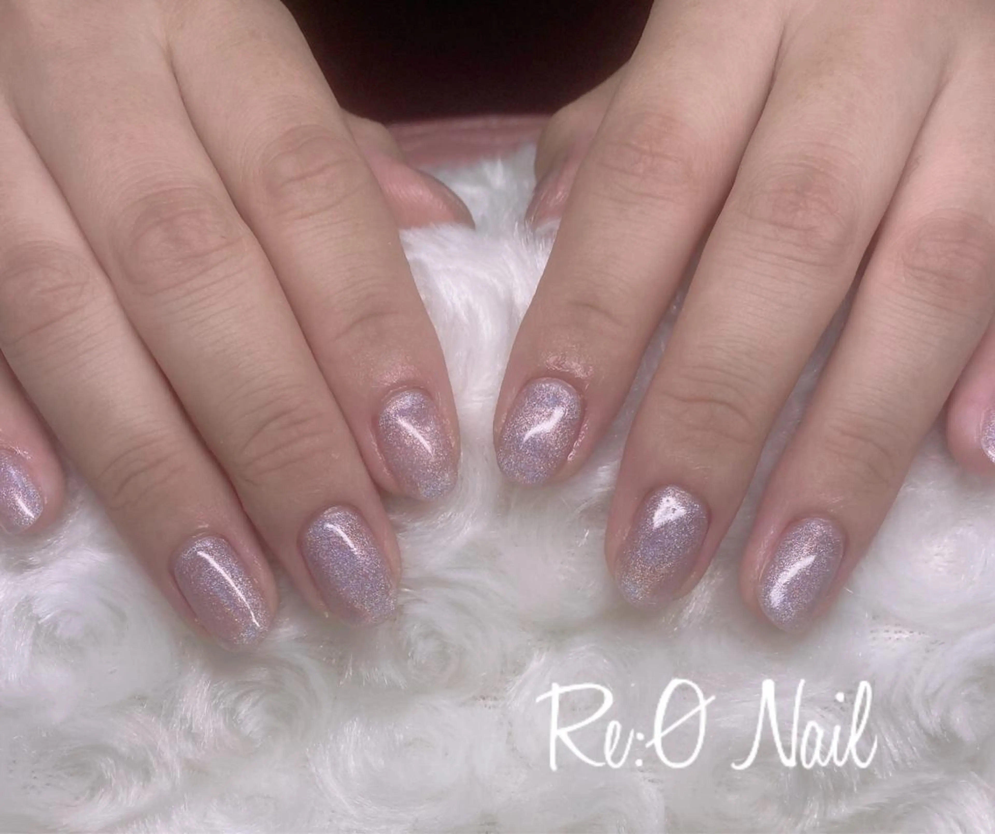 ネイル ラメ(グリッター) ワンカラーネイル ハンドネイル Re:Ø nail 🩵TSUJIのネイルデザイン