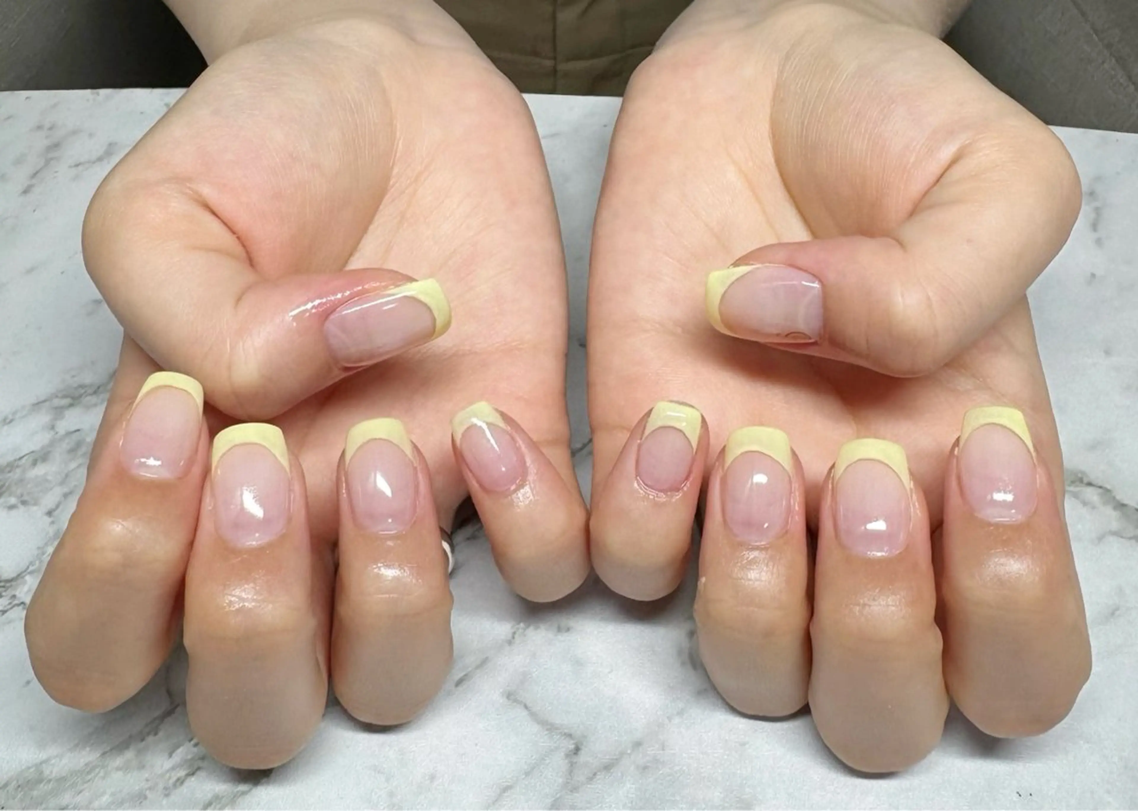 《王道綺麗め♪》フレンチネイルの写真