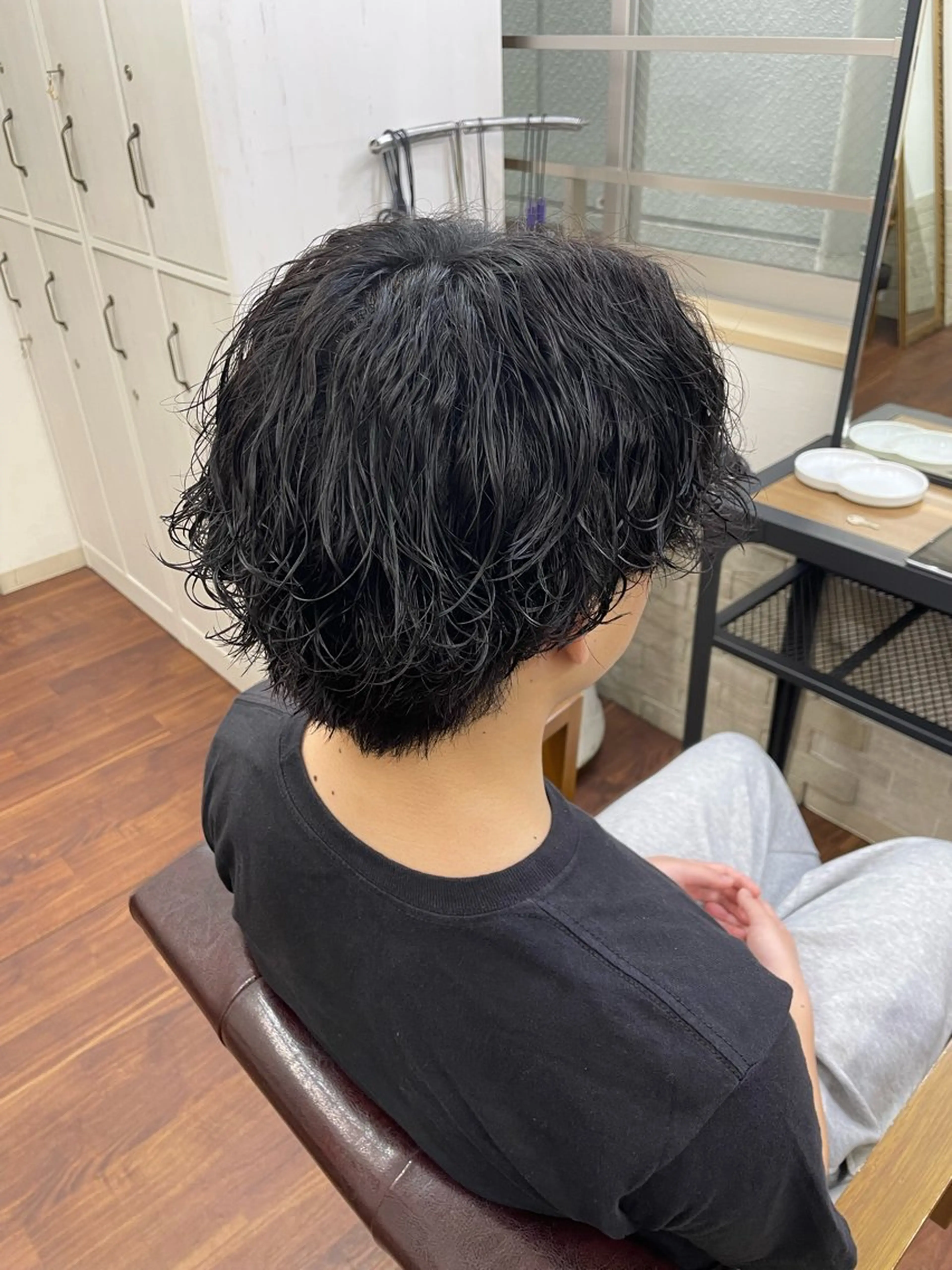 パーマ メンズ センターパート RITSUKI横浜 メンズ特化😎のヘアスタイル