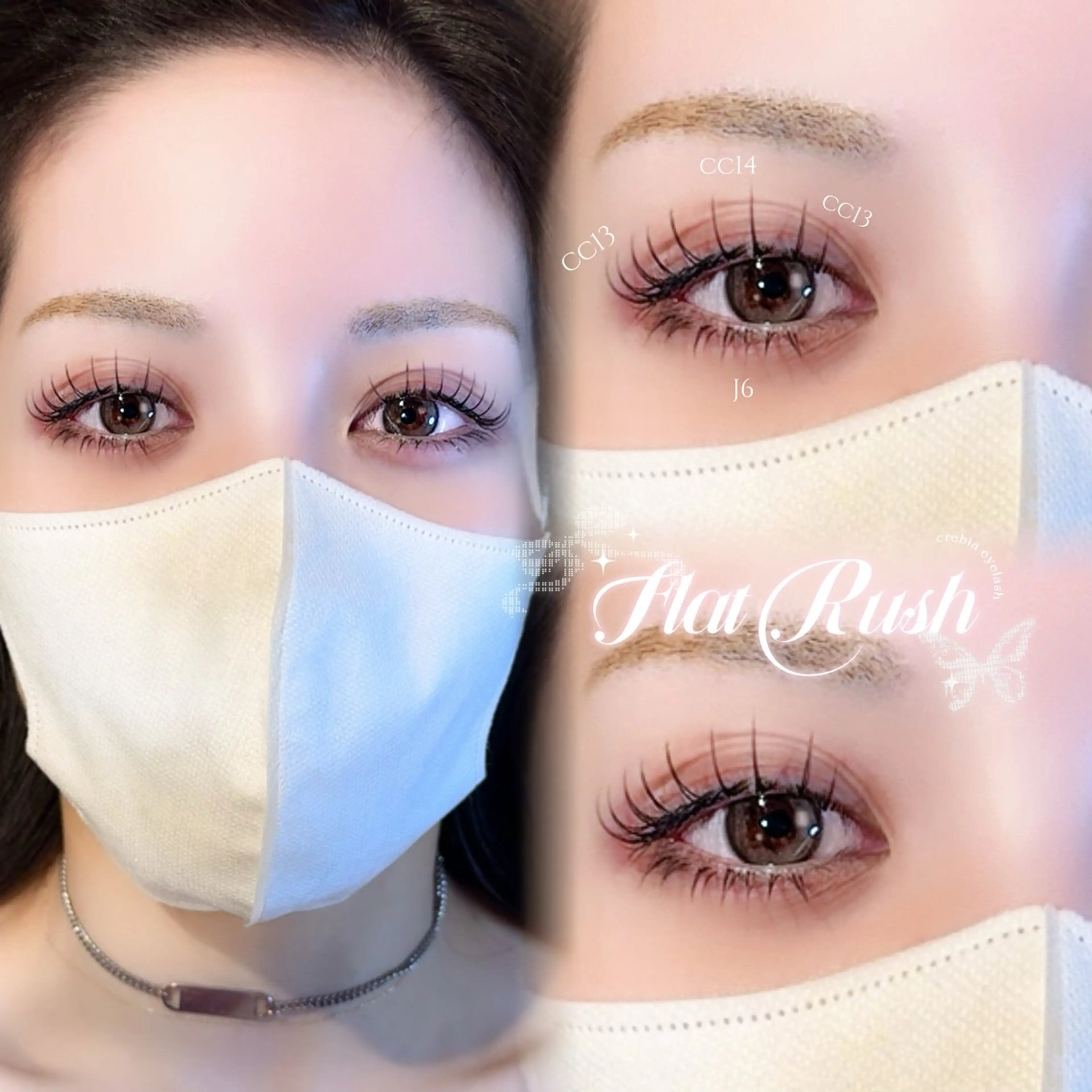 マツエク・マツパ crebia eyelash所属・crebia🎀 Riaraのマツエク・マツパデザイン