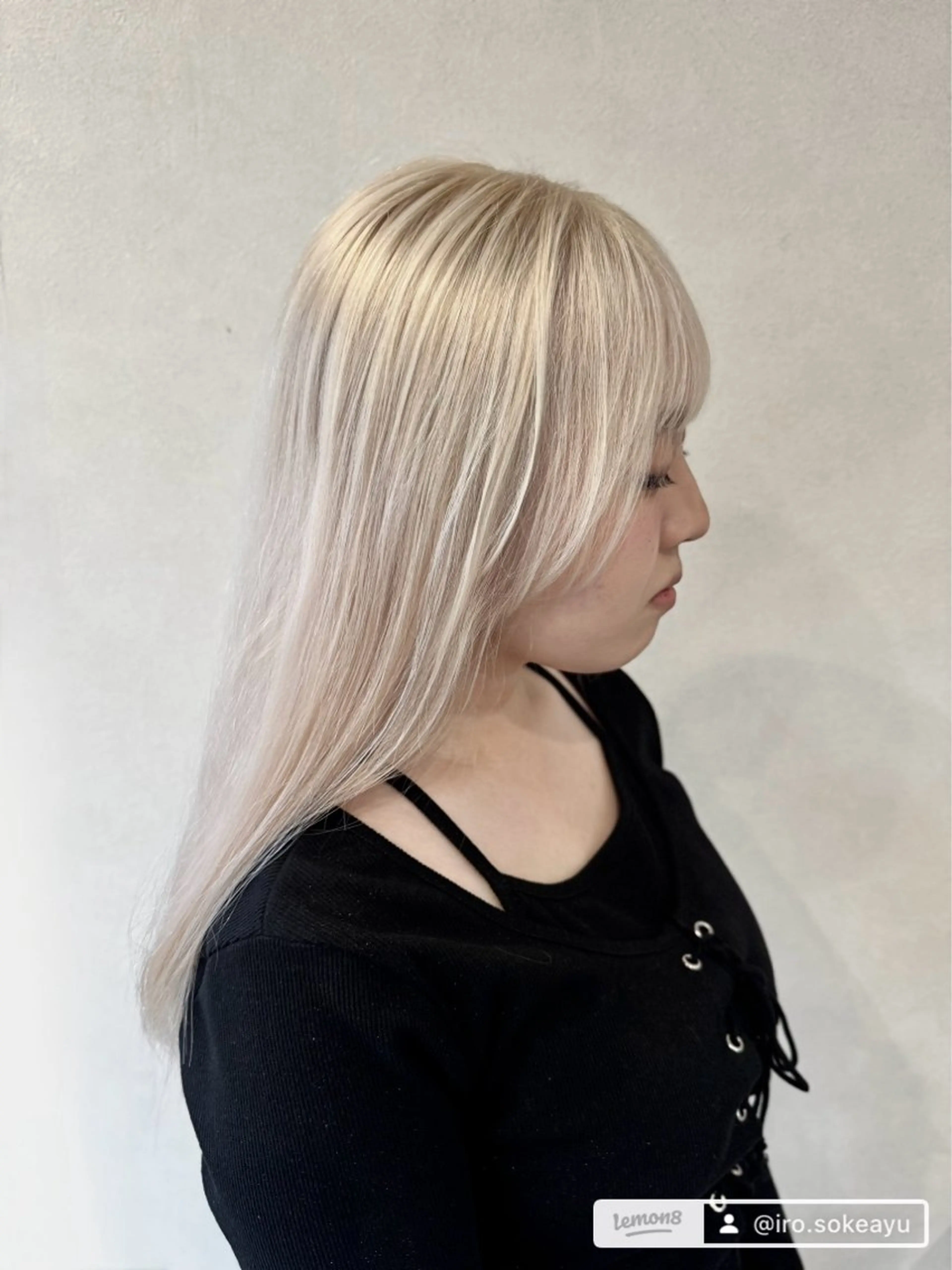 ロング カラー 祖慶 歩のヘアスタイル