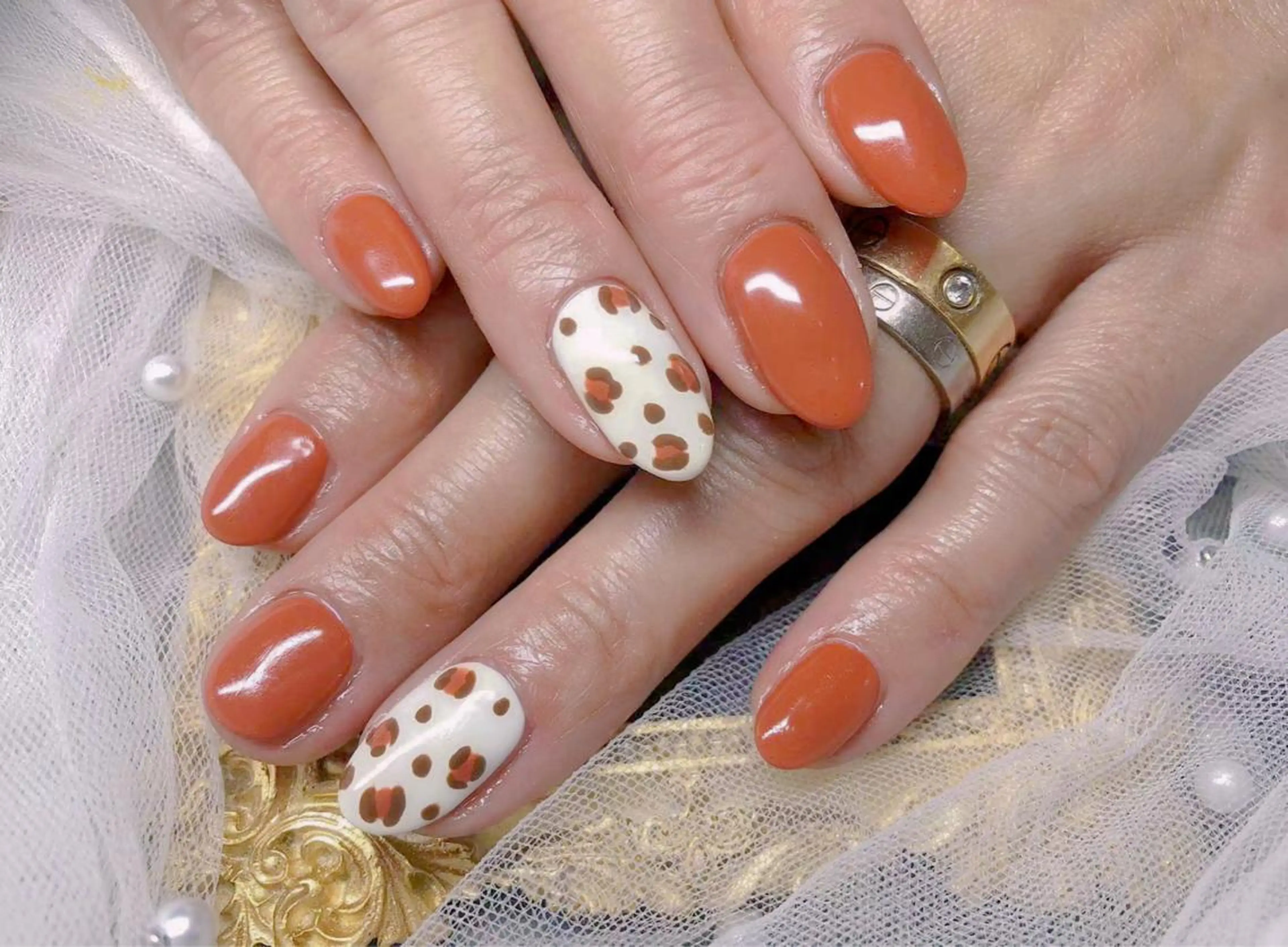 ネイル ハンドネイル マジック ミラーのネイルデザイン