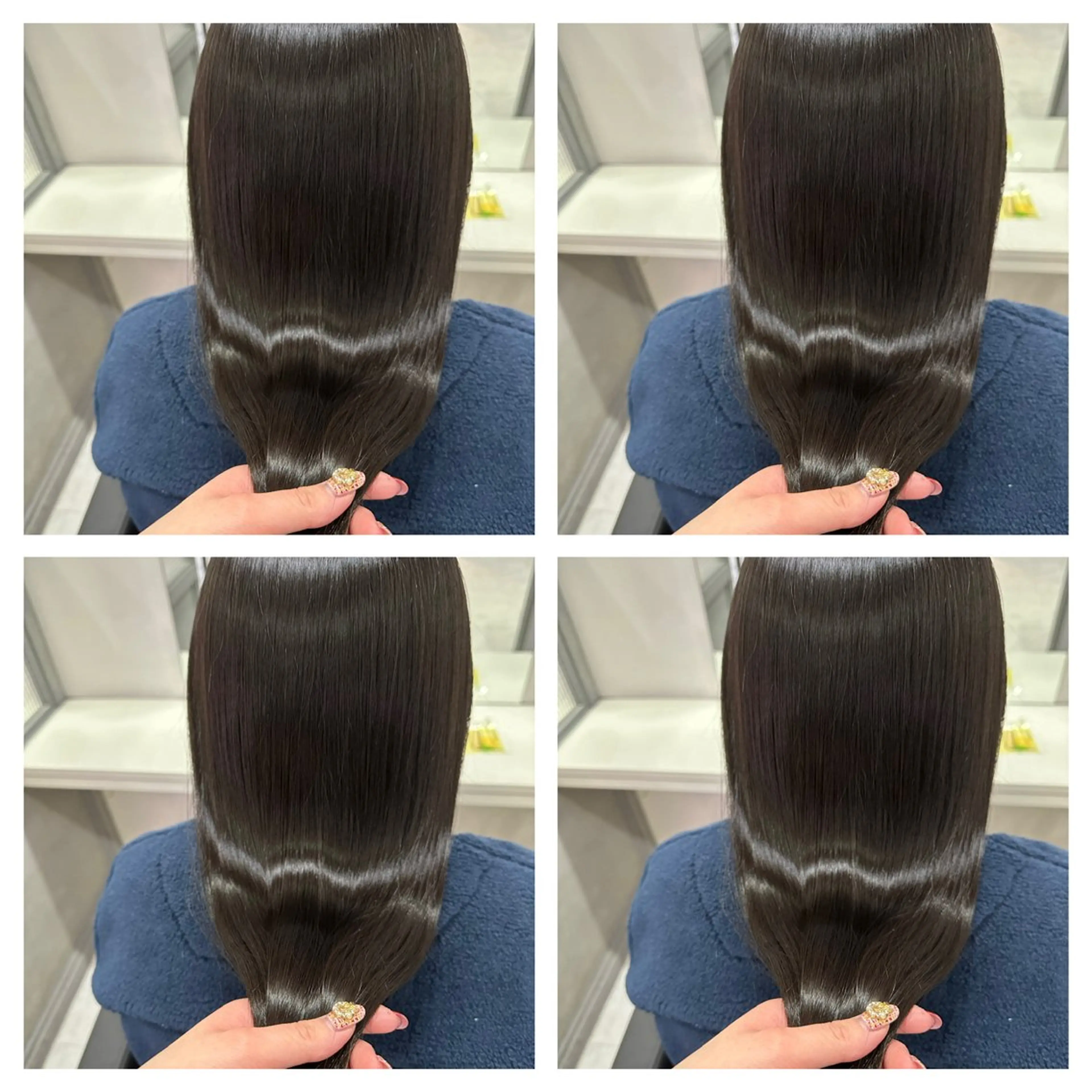 セミロング カラー ヘアアレンジ 🎀推し活ヘアー🎀 Yuuna🐰💖のヘアスタイル