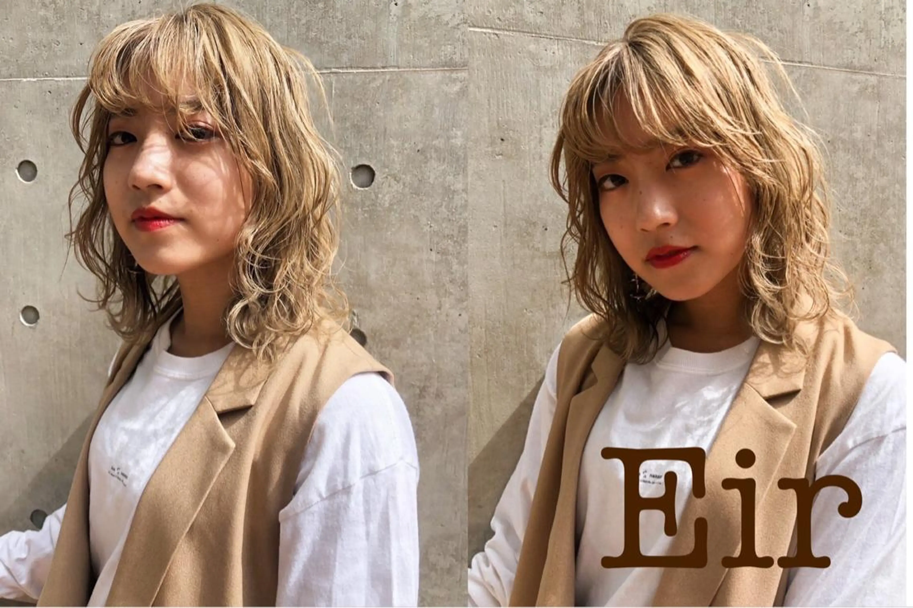 ロング パーマ ヘアアレンジ メンズ キッズ マツエク・マツパ カラー特化サロン梅田 Eir茶屋町/山下のヘアスタイル