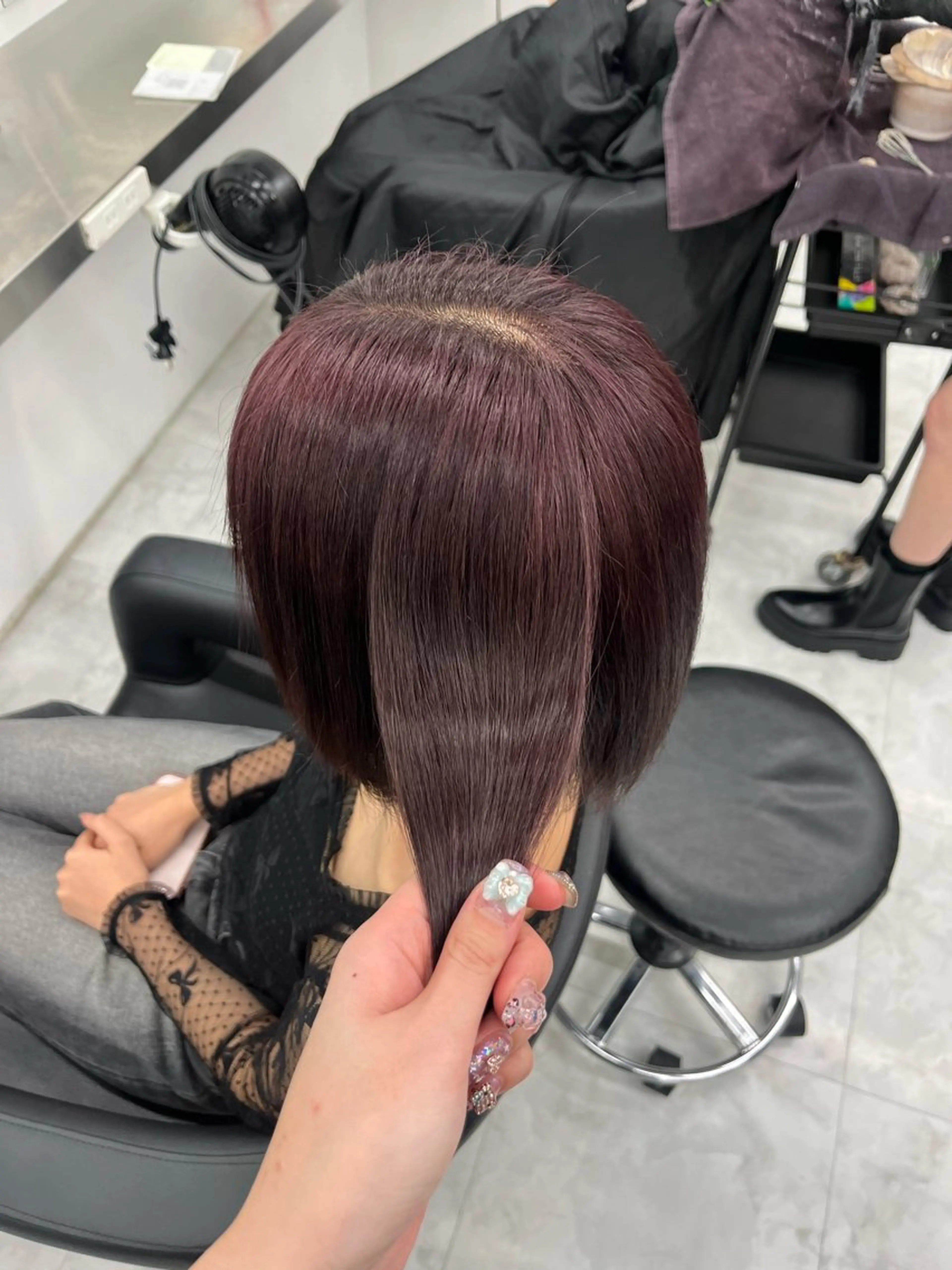 ロング カラー ヘアアレンジ 🫧‪🎀うる艶暖色 🏹Nanako🎀のヘアスタイル