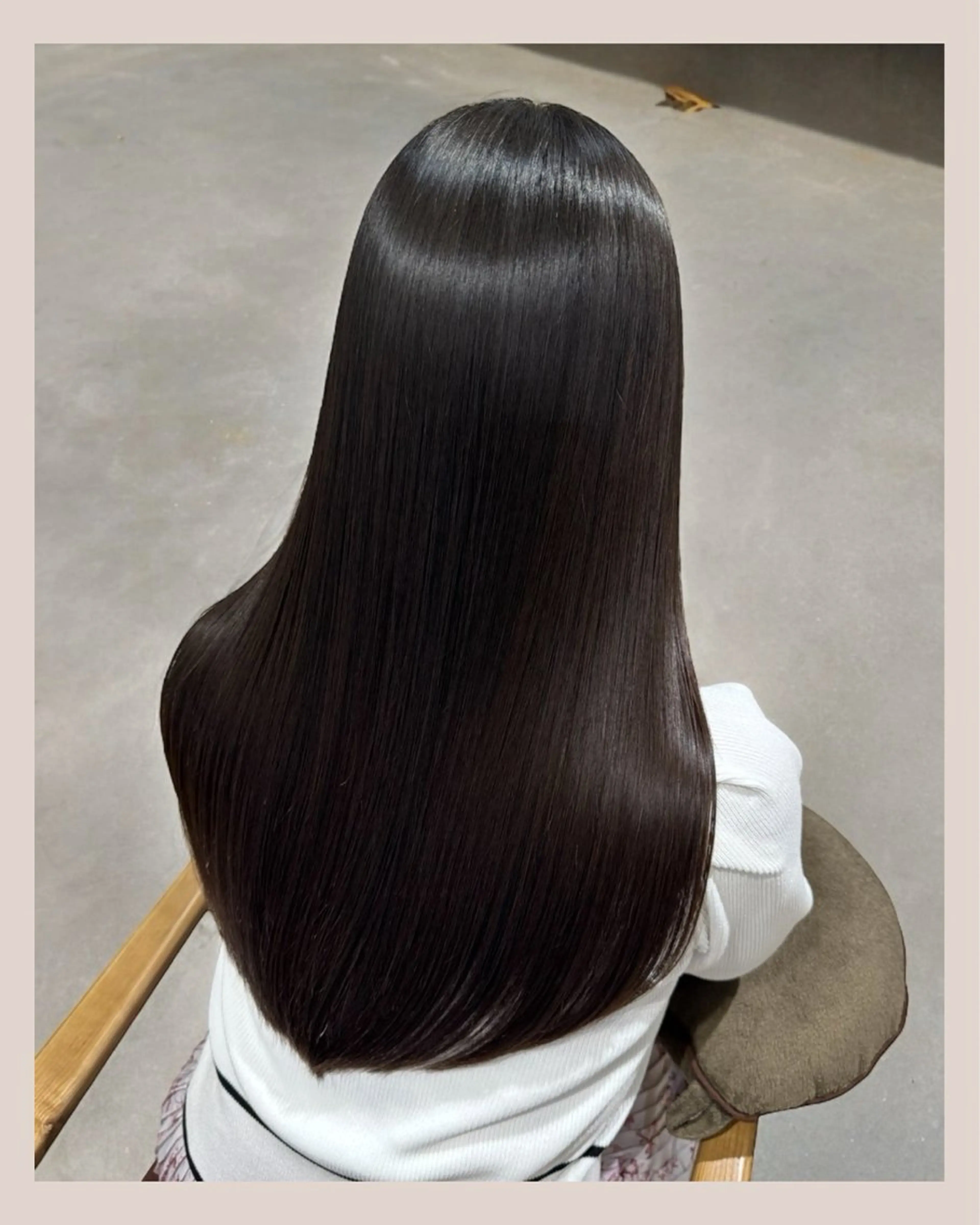 ロング 髪質改善 トリートメント 酸熱トリートメント 髪質改善メニュー 長井 美佐子のヘアスタイル