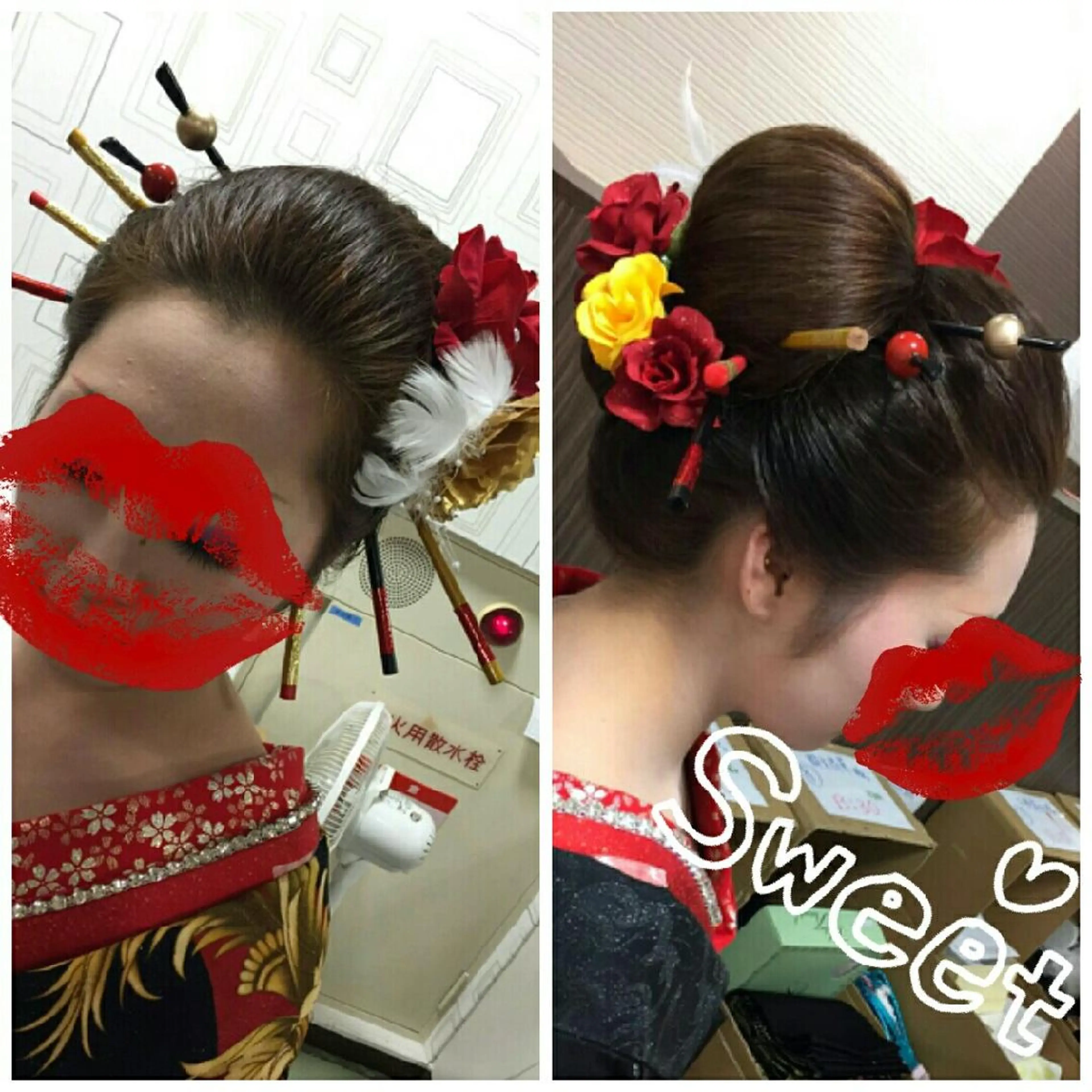 ロング ヘアアレンジ vi viのヘアスタイル