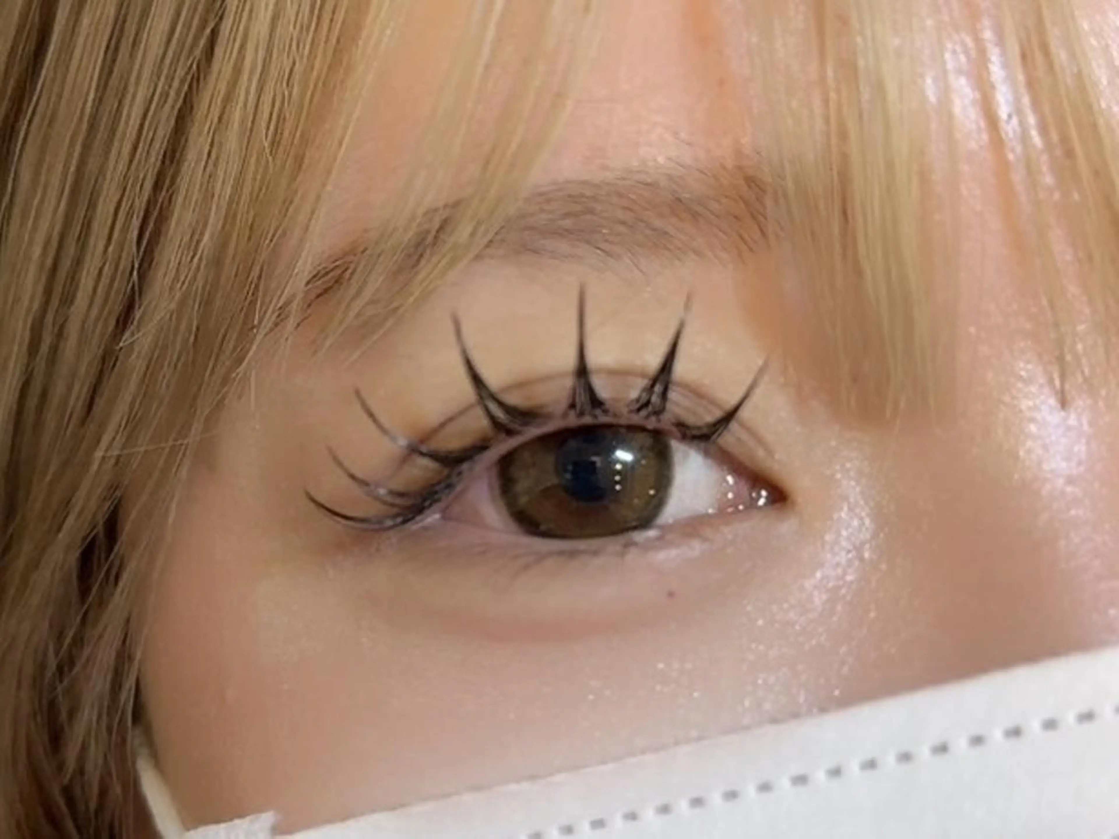 マツエク・マツパ 束感まつ毛 フラットラッシュ マツエク 500%可愛い💘 fein.表参道店のマツエク・マツパデザイン